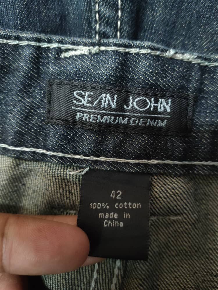 Rap Tees Sean John Hip hop Oversized Denim Size US 43 - 6 Thumbnail
