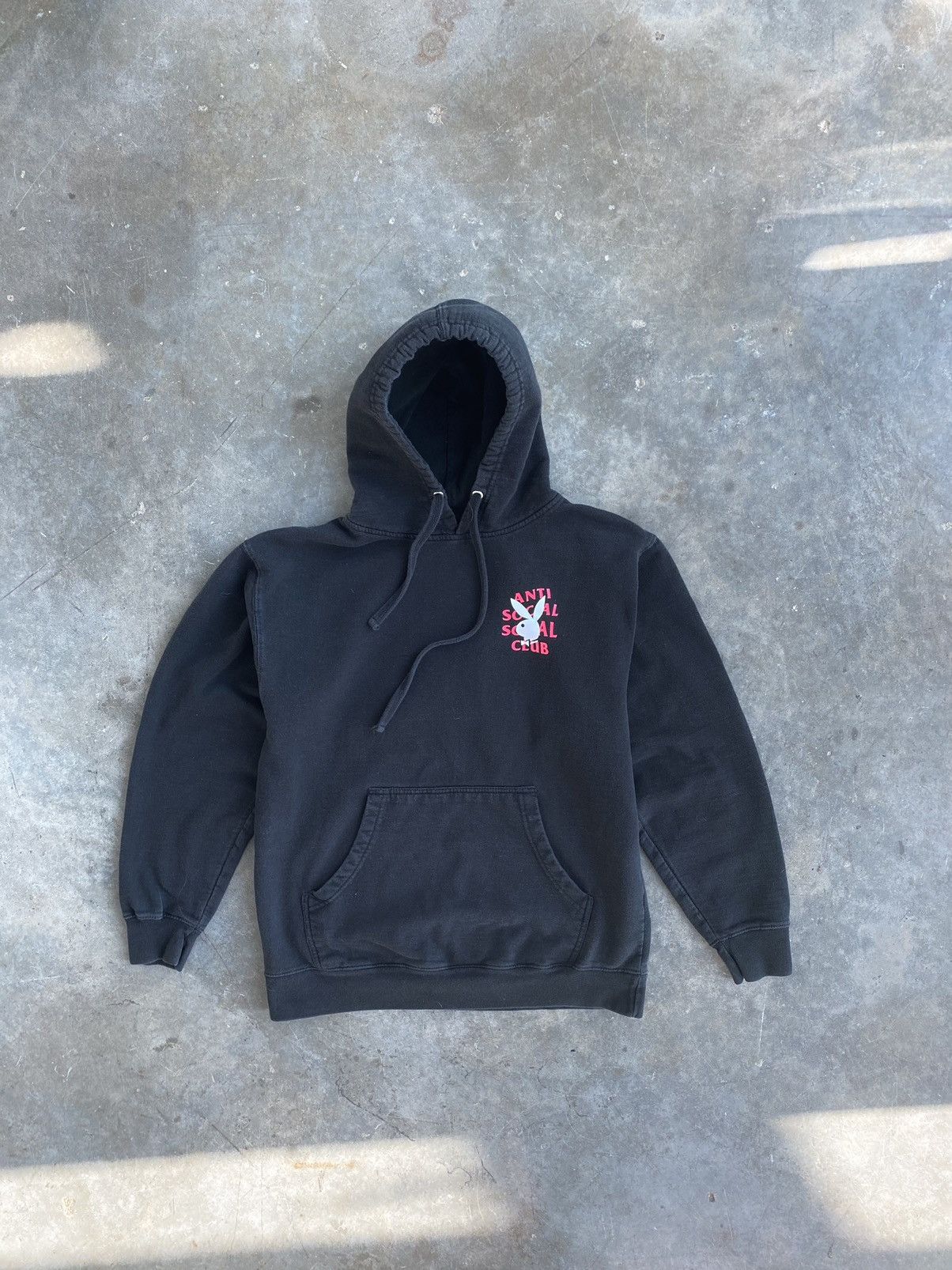 Anti Social Social Club Anti Social Social Club Playboy Logo Hoodie Black Medium 🧊 Size US M / EU 48-50 / 2 - 3 Thumbnail