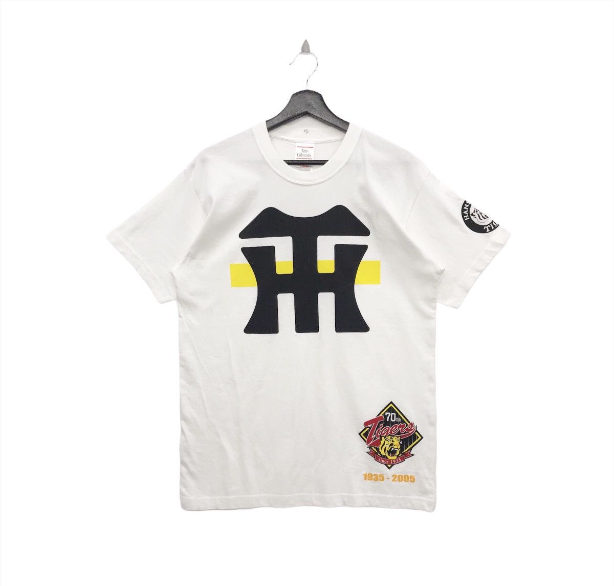 Japanese Brand × Vintage *Rare!! Vintage Baseball Tee Hanshin Tigers Big Logo Size US L / EU 52-54 / 3 - 1 Thumbnail