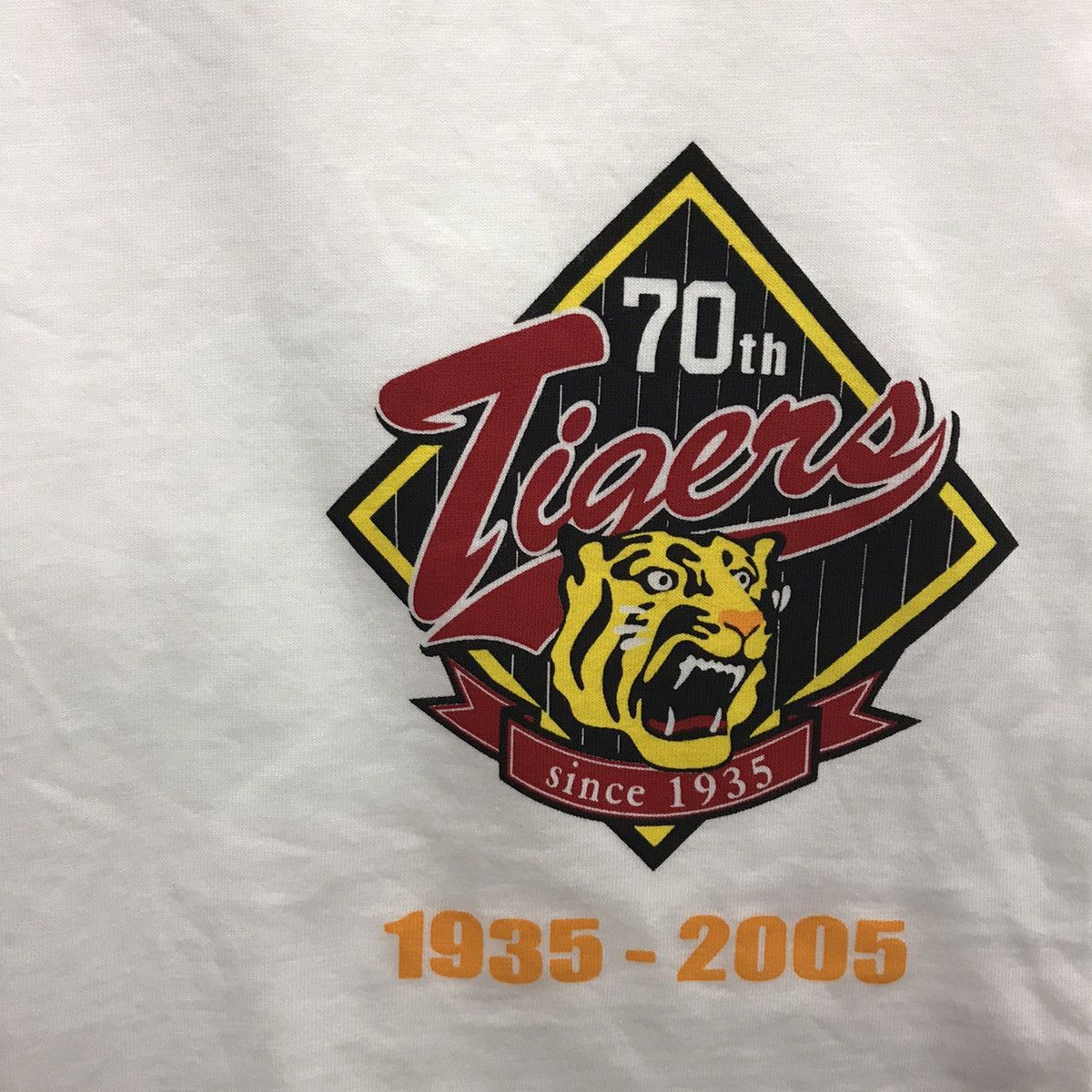 Japanese Brand × Vintage *Rare!! Vintage Baseball Tee Hanshin Tigers Big Logo Size US L / EU 52-54 / 3 - 9 Thumbnail