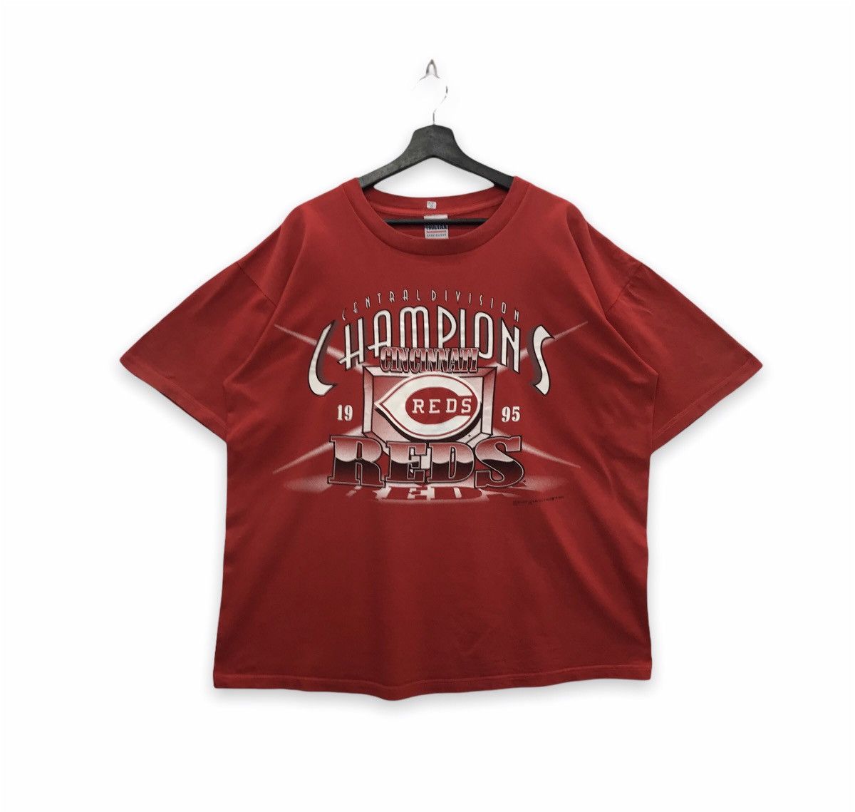 MLB × Vintage *Rare!! Vintage MLB Cincinnati Red 1995 Tee Size US XL / EU 56 / 4 - 1 Thumbnail