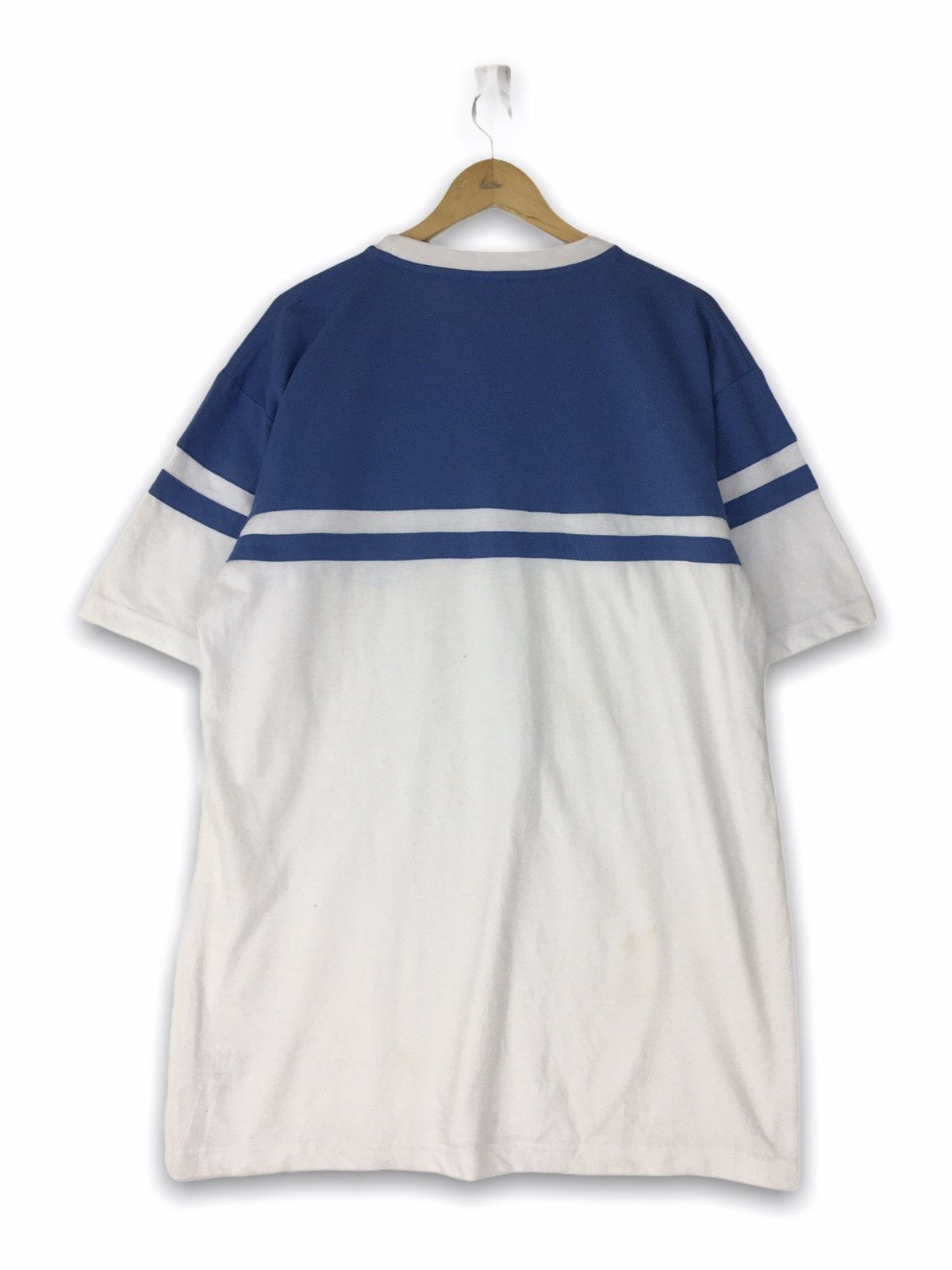 Fila × Vintage *Rare design Fila small logo stripes tees Size US XXL / EU 58 / 5 - 5 Thumbnail