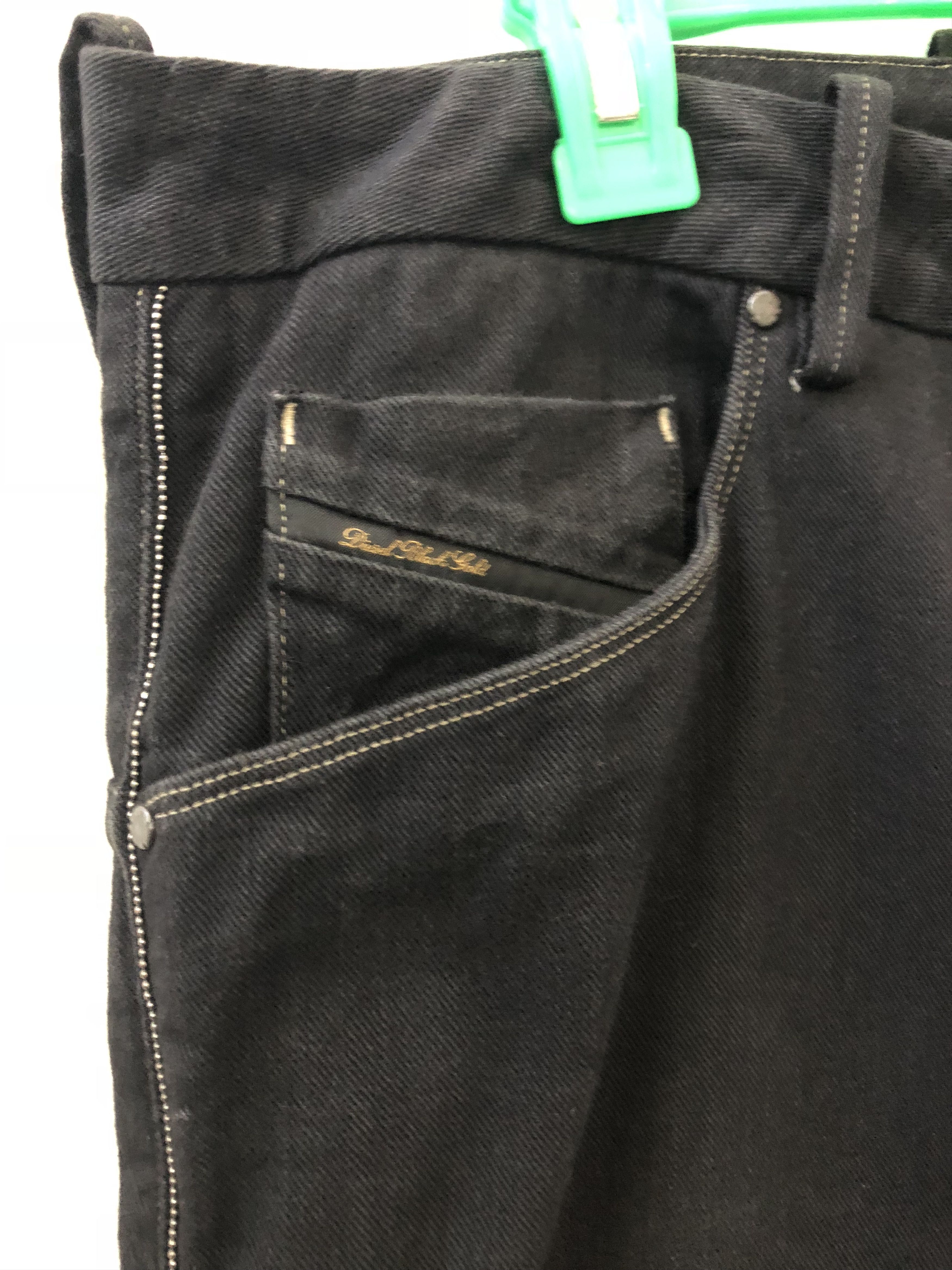 Diesel Black Gold Diesel Black Gold Made in Tunisia Skinny Black Denim Jeans Size US 33 - 7 Thumbnail