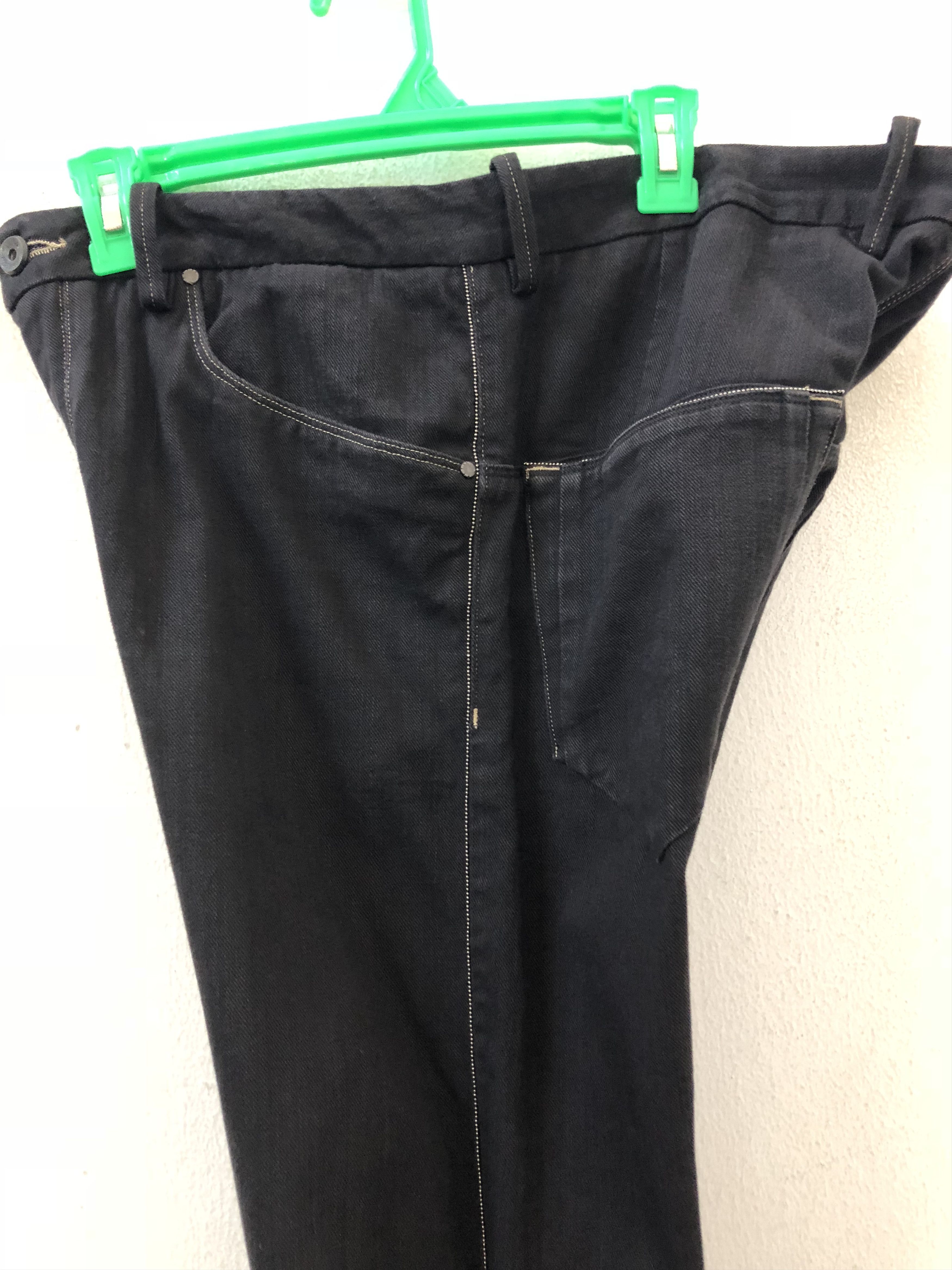 Diesel Black Gold Diesel Black Gold Made in Tunisia Skinny Black Denim Jeans Size US 33 - 15 Thumbnail