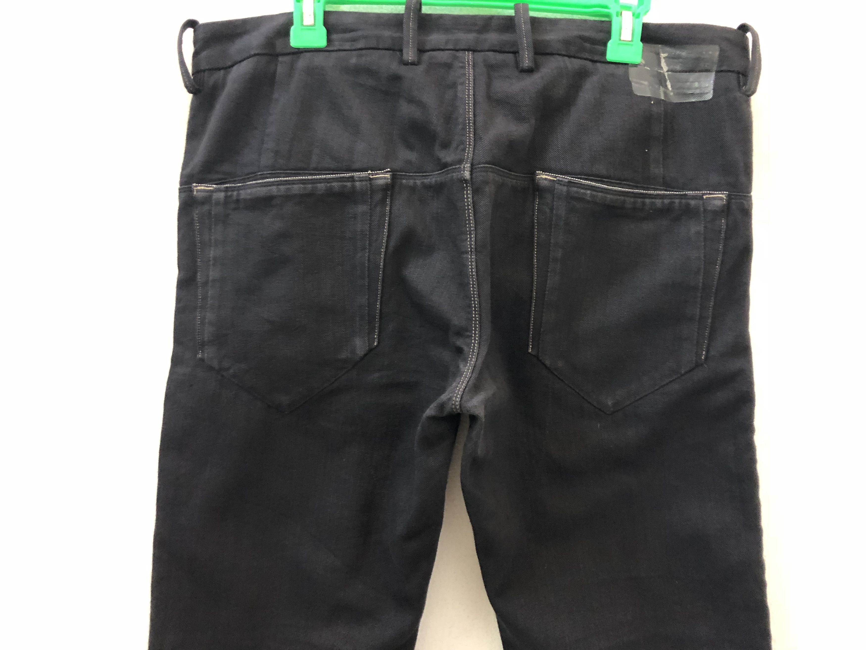 Diesel Black Gold Diesel Black Gold Made in Tunisia Skinny Black Denim Jeans Size US 33 - 10 Thumbnail