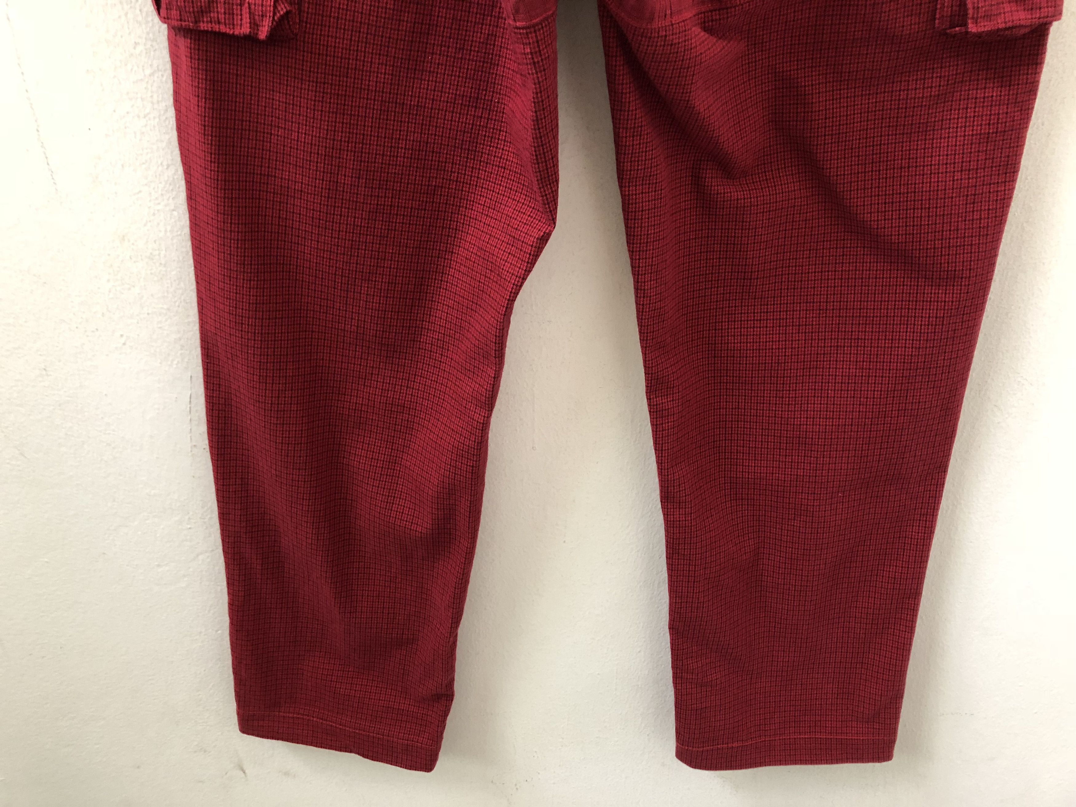 BRU NA BOINNE Bru Na Boinne Japan Red Tartan Checks Cargo Trouser Size US 30 / EU 46 - 7 Thumbnail