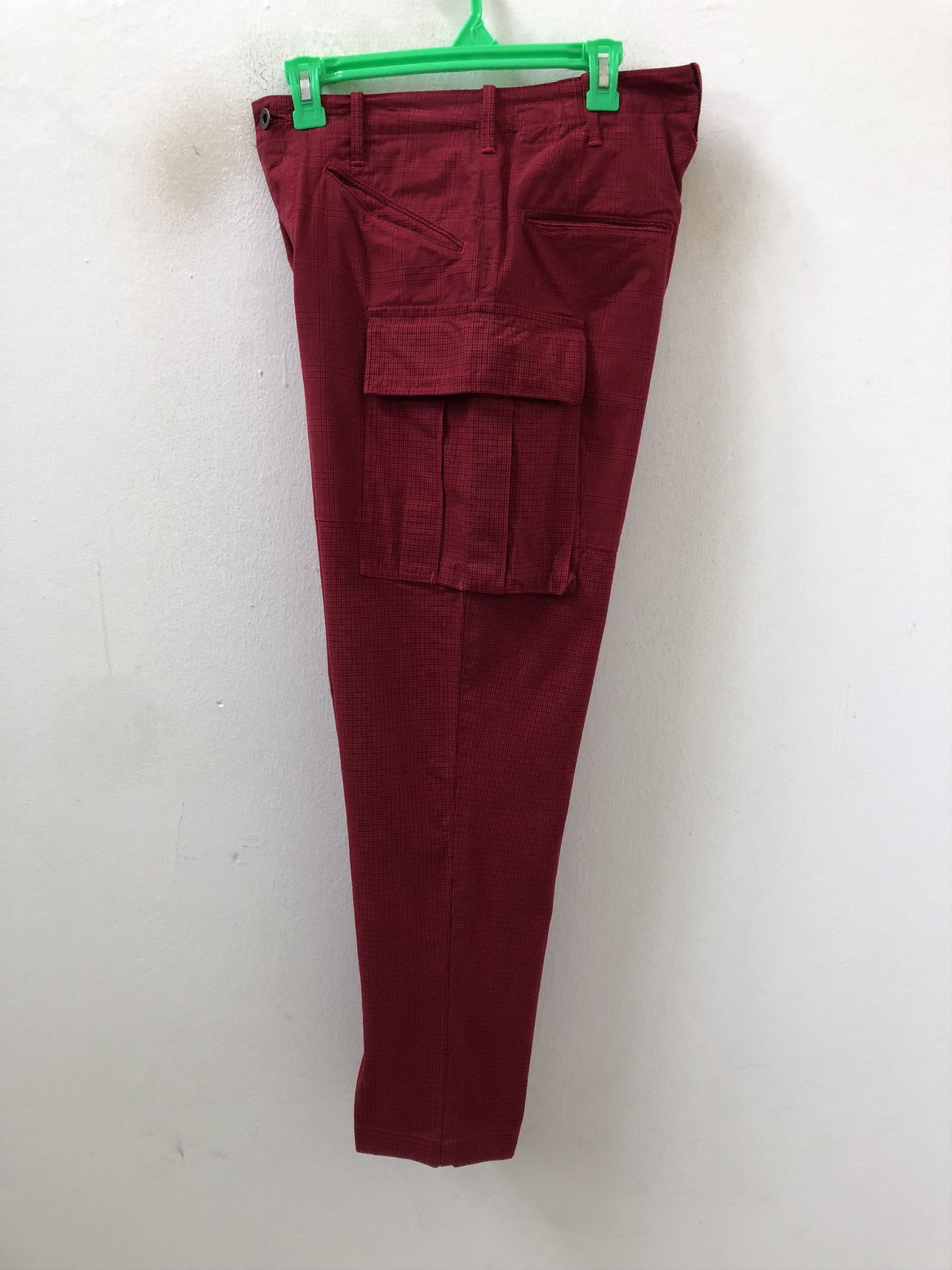BRU NA BOINNE Bru Na Boinne Japan Red Tartan Checks Cargo Trouser Size US 30 / EU 46 - 8 Thumbnail