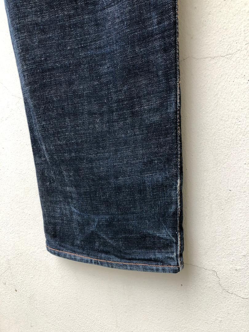 Evisu 2001 Evisu Spell Out Kanji Painter Selvedge Denim Jeans Size US 30 / EU 46 - 7 Thumbnail