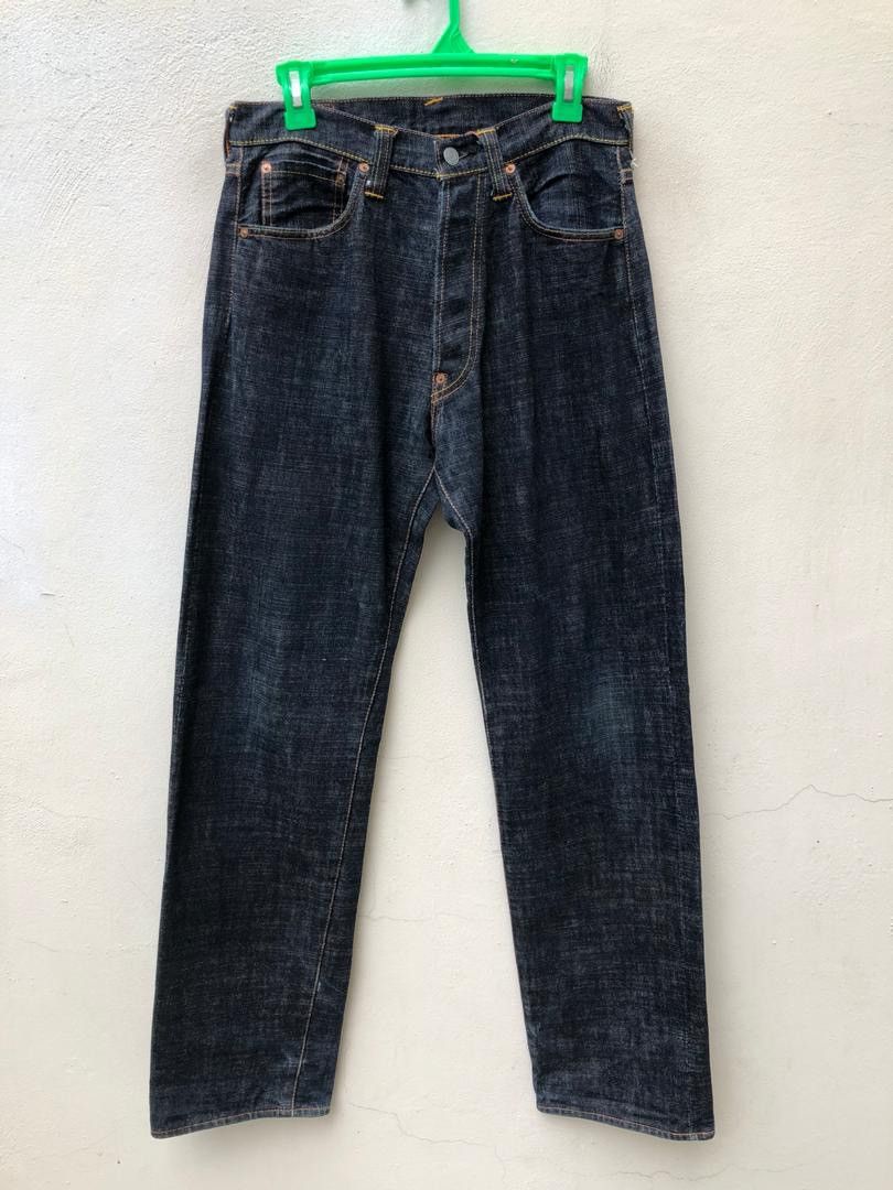Evisu 2001 Evisu Spell Out Kanji Painter Selvedge Denim Jeans Size US 30 / EU 46 - 8 Thumbnail