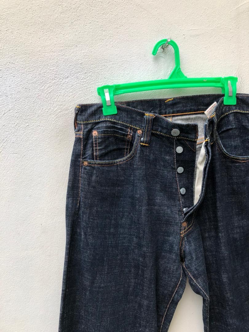Evisu 2001 Evisu Spell Out Kanji Painter Selvedge Denim Jeans Size US 30 / EU 46 - 10 Thumbnail
