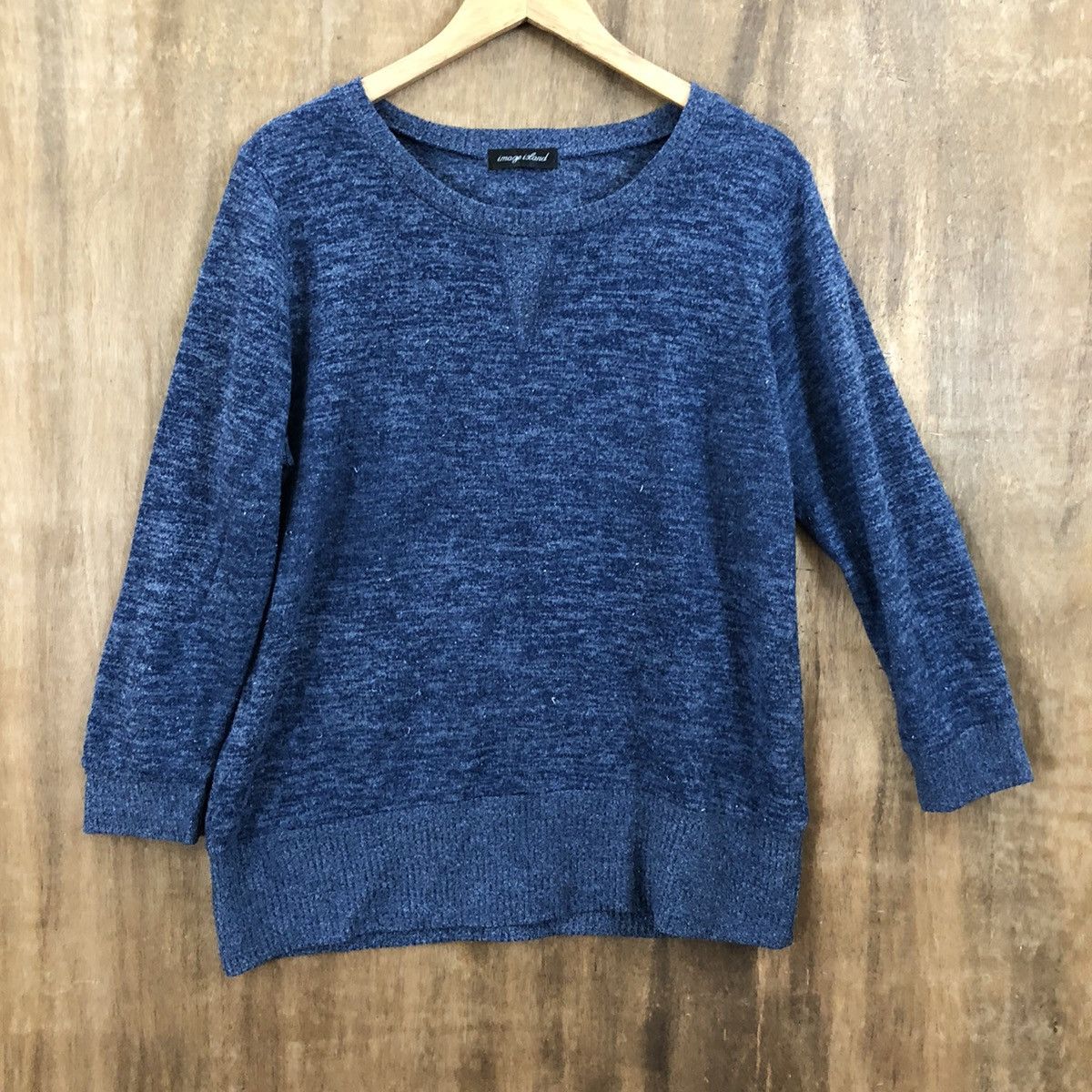 Aran Isles Knitwear × Japanese Brand Image Island Blue Knitwear #155 Size US L / EU 52-54 / 3 - 3 Thumbnail