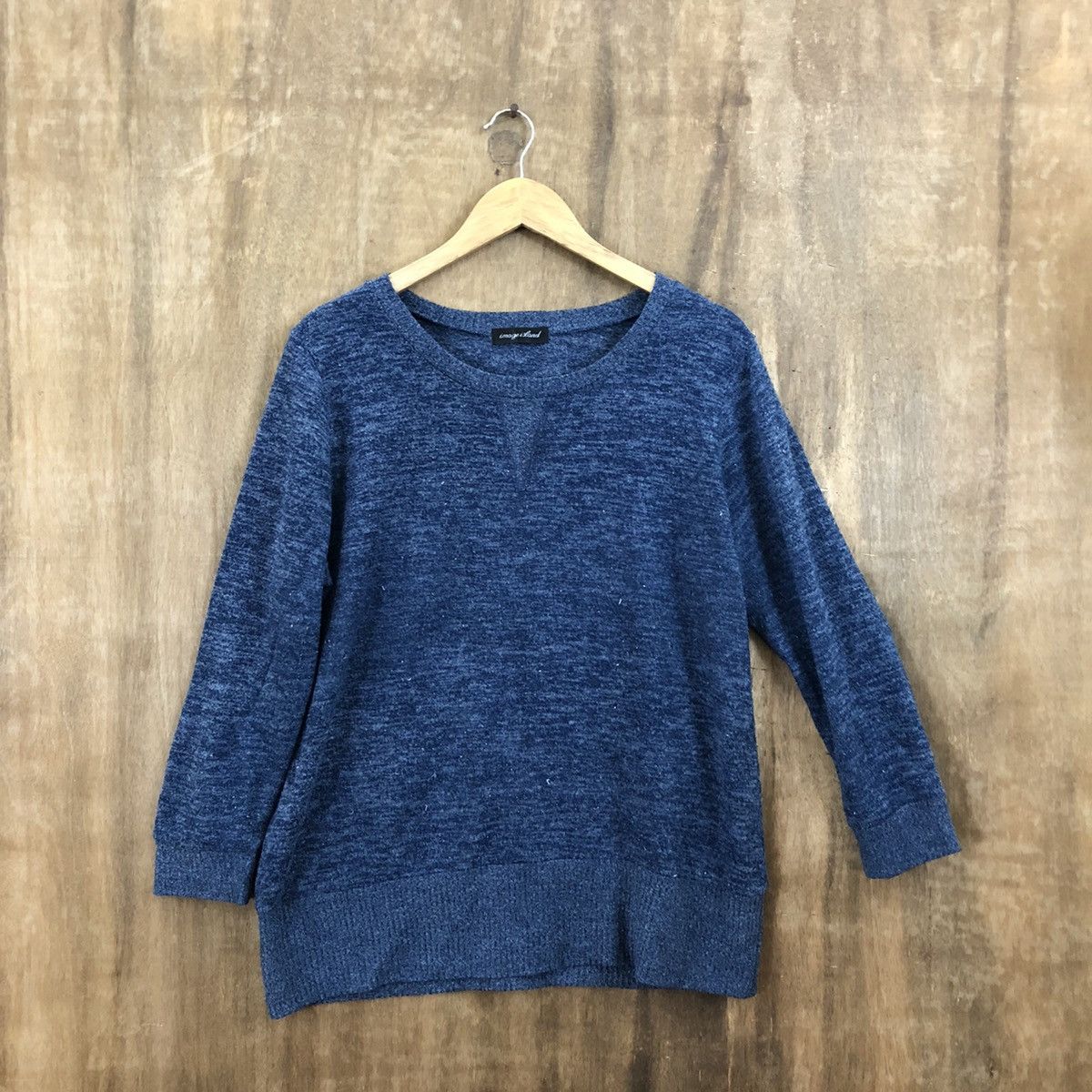 Aran Isles Knitwear × Japanese Brand Image Island Blue Knitwear #155 Size US L / EU 52-54 / 3 - 1 Thumbnail