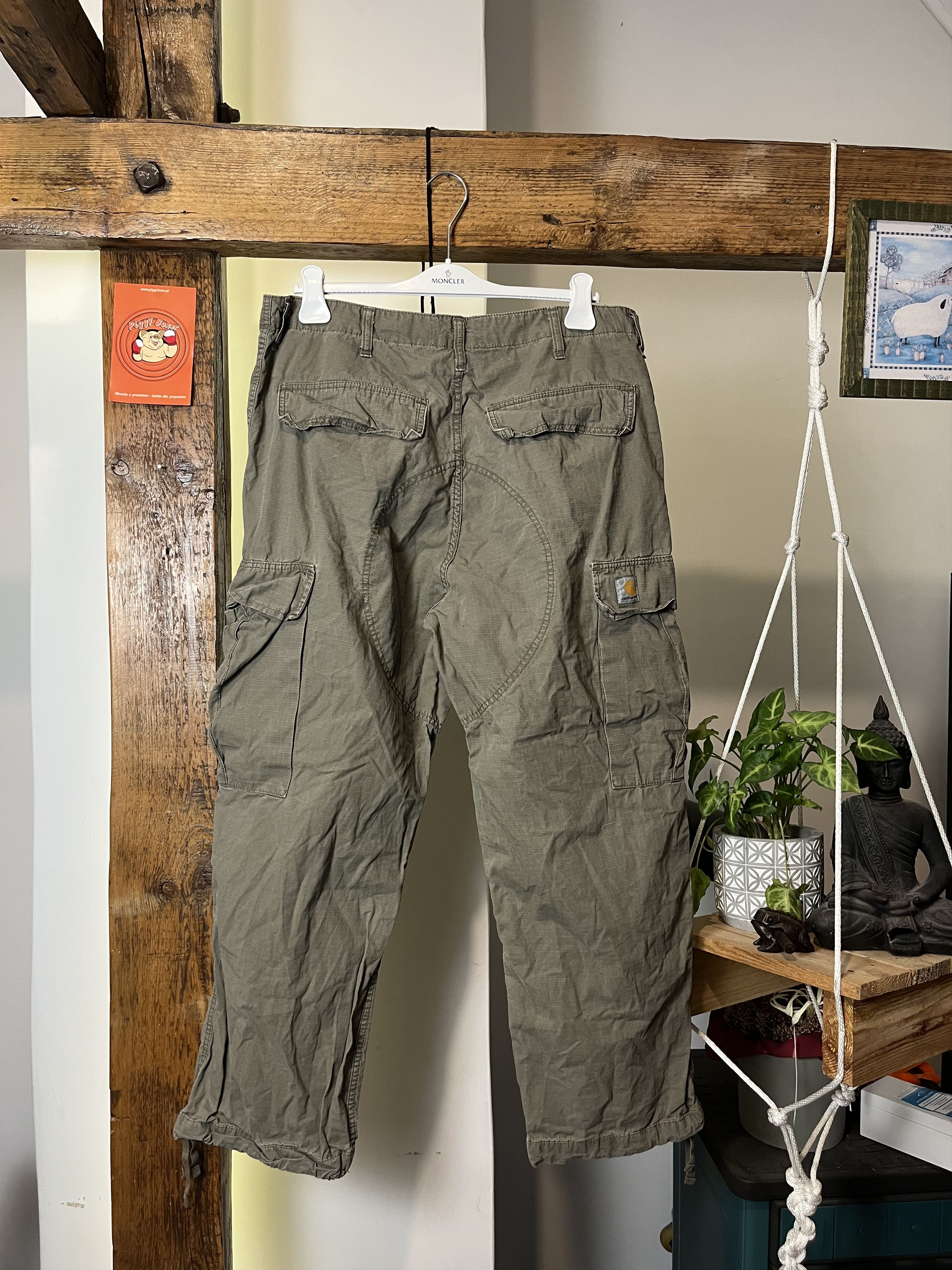 Carhartt × Vintage Carhartt Double Knee Cargo Pants 36x34 Size US 36 / EU 52 - 1 Thumbnail