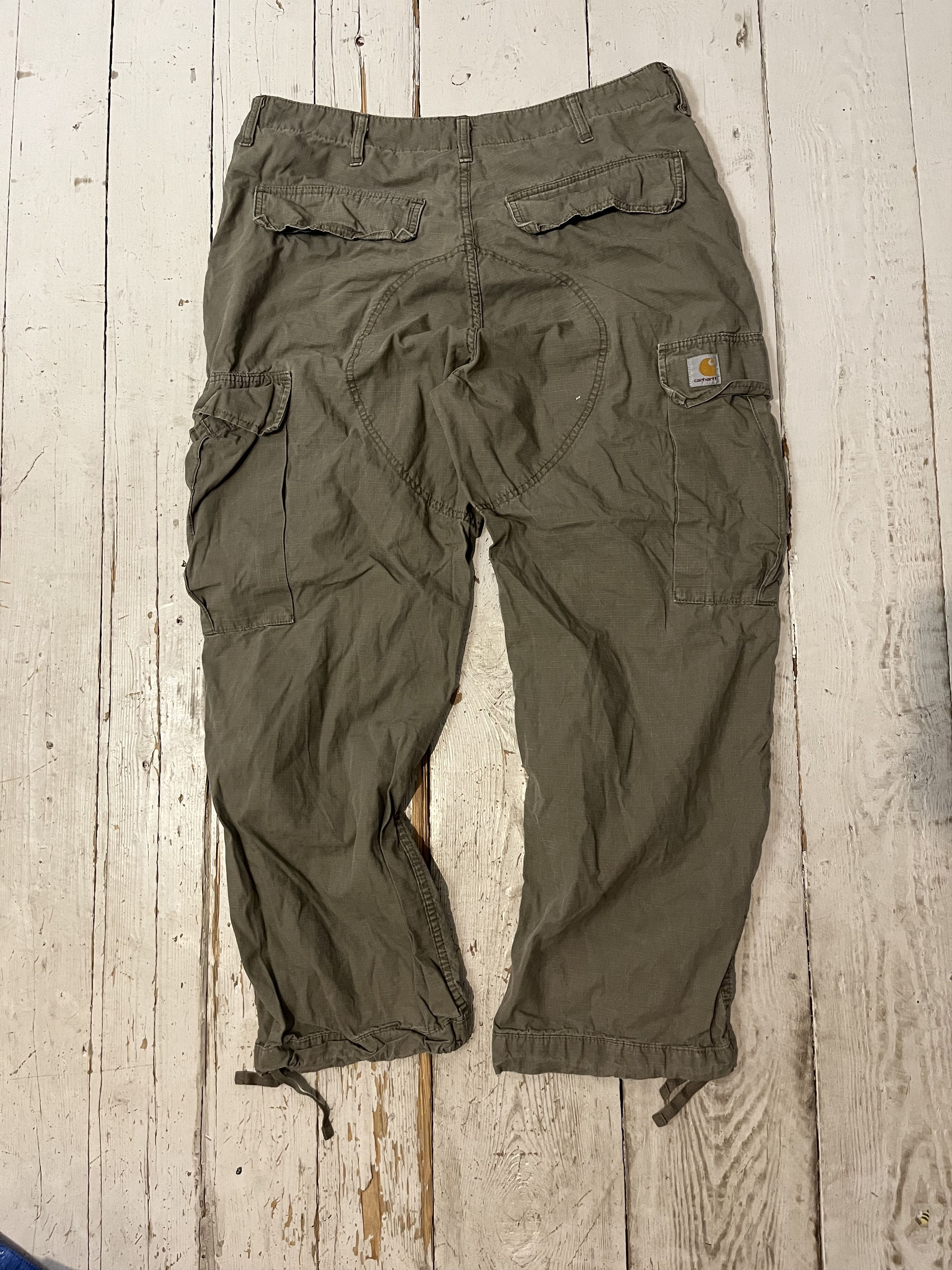 Carhartt × Vintage Carhartt Double Knee Cargo Pants 36x34 Size US 36 / EU 52 - 3 Thumbnail