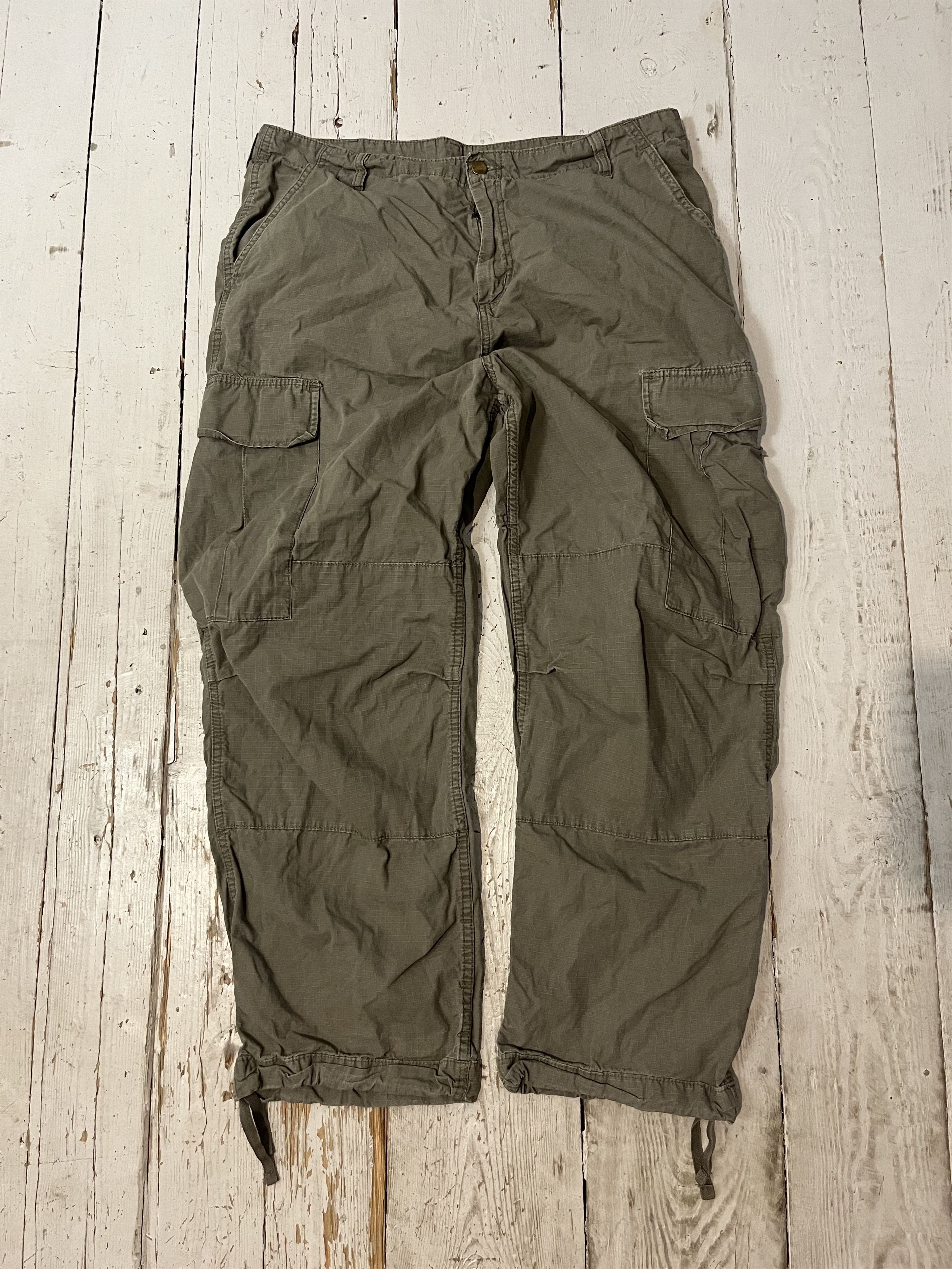Carhartt × Vintage Carhartt Double Knee Cargo Pants 36x34 Size US 36 / EU 52 - 4 Thumbnail