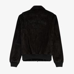 Chainstitch Leather Bomber Jacket | Grailed