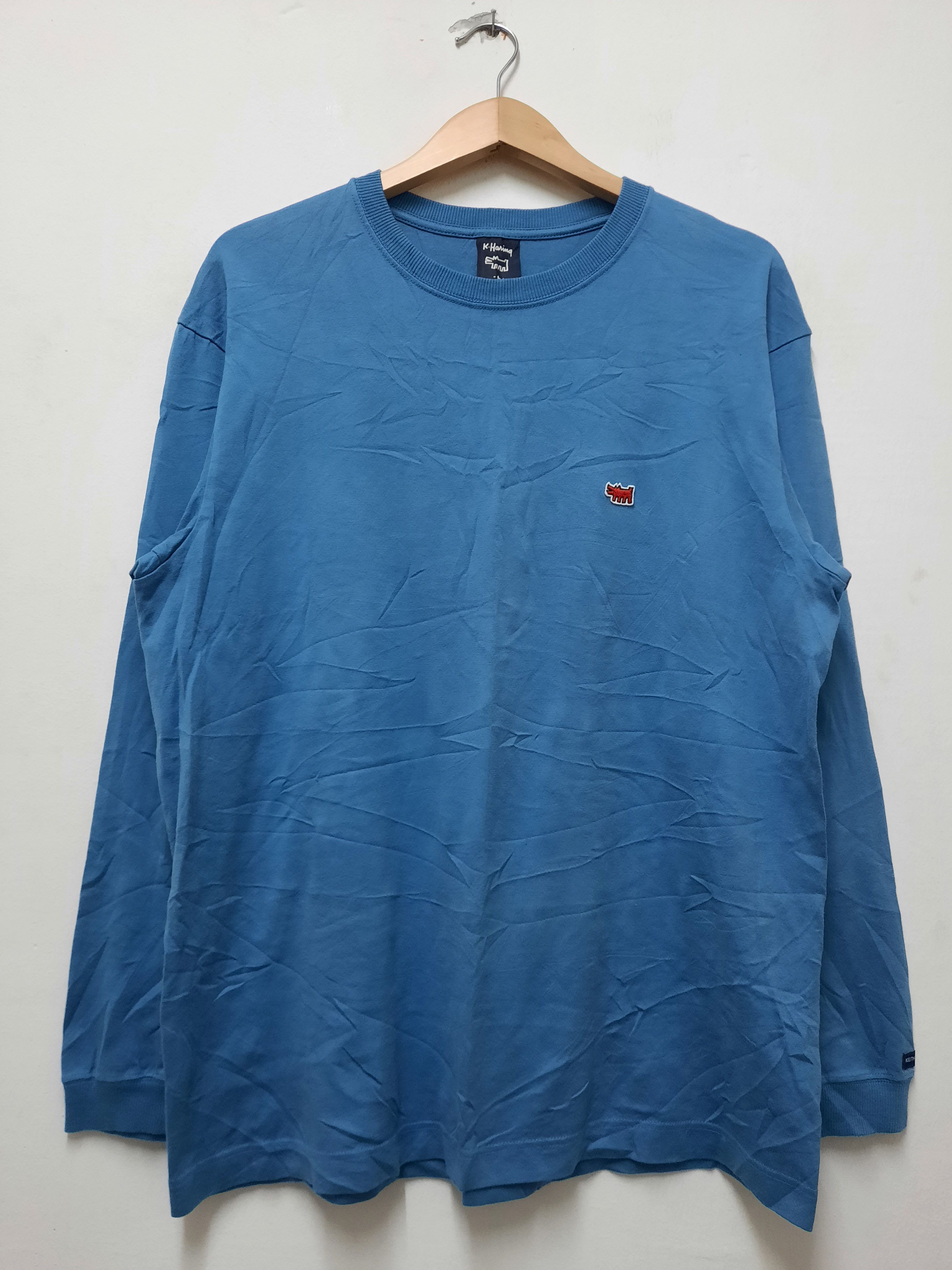 Japanese Brand VINTAGE UNIQLO X KEITH HARING T-SHIRT Size US L / EU 52-54 / 3 - 1 Thumbnail