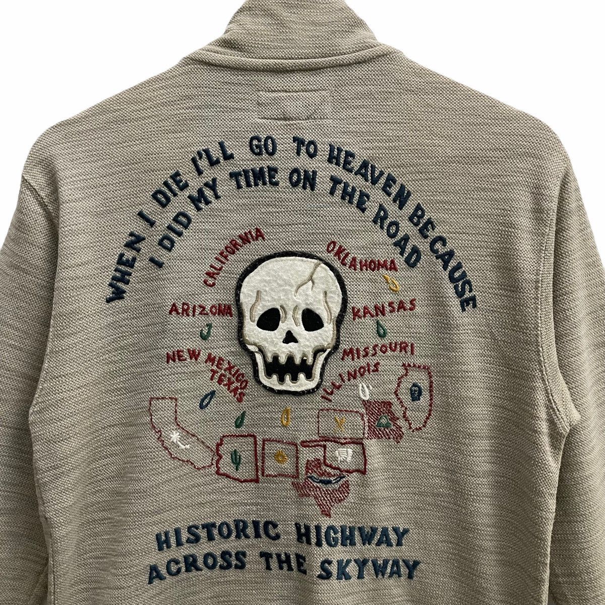 Avirex 💥 AVIREX SKULL SWEATER ZIPPER STYLE Size US M / EU 48-50 / 2 - 6 Thumbnail