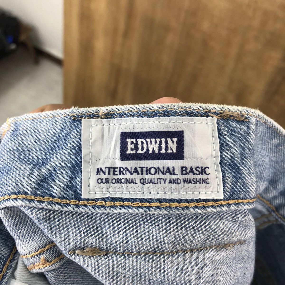 Edwin EDWIN VINTAGE FADED LIGHT BLUE JEANS PANTS # 008 Size US 31 - 13 Thumbnail