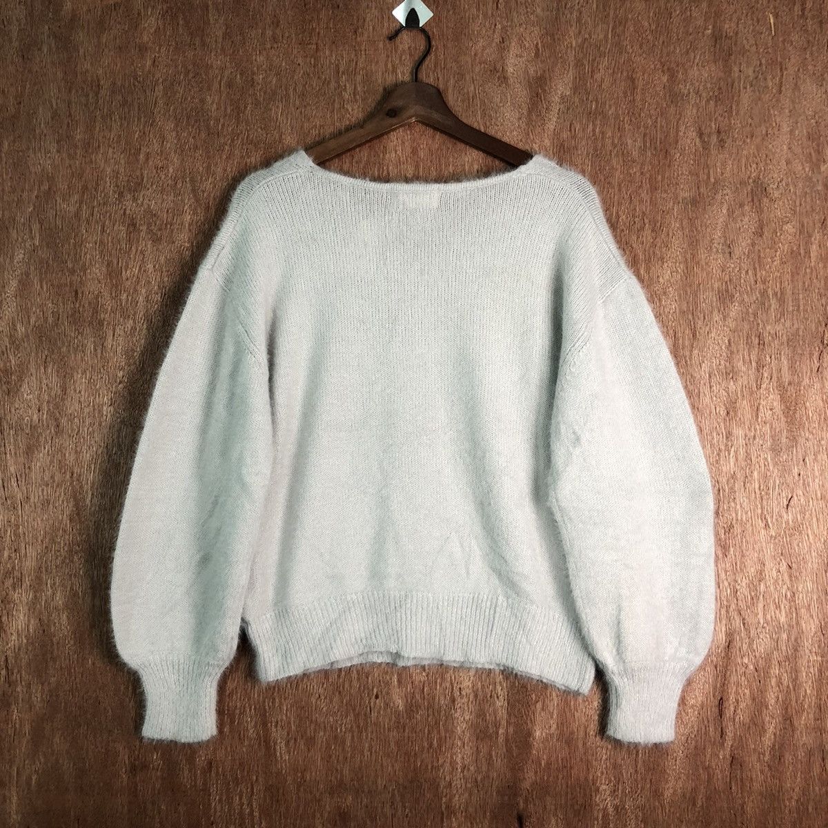 Homespun Knitwear Moca Soft Grey Mohair Knitwear Size US M / EU 48-50 / 2 - 9 Thumbnail