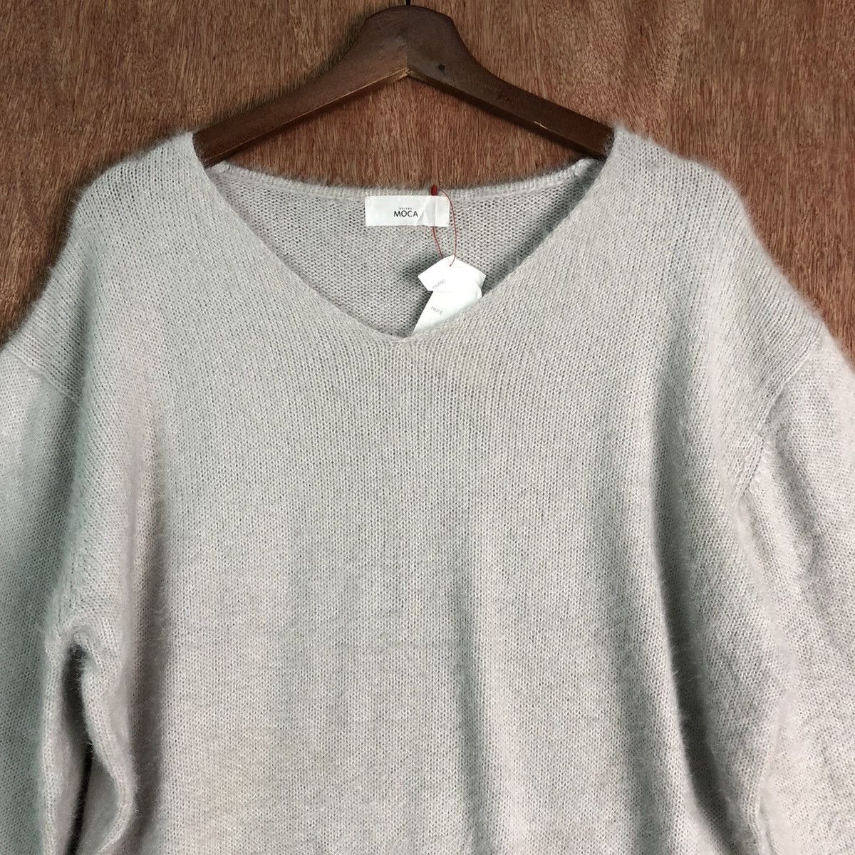 Homespun Knitwear Moca Soft Grey Mohair Knitwear Size US M / EU 48-50 / 2 - 2 Thumbnail