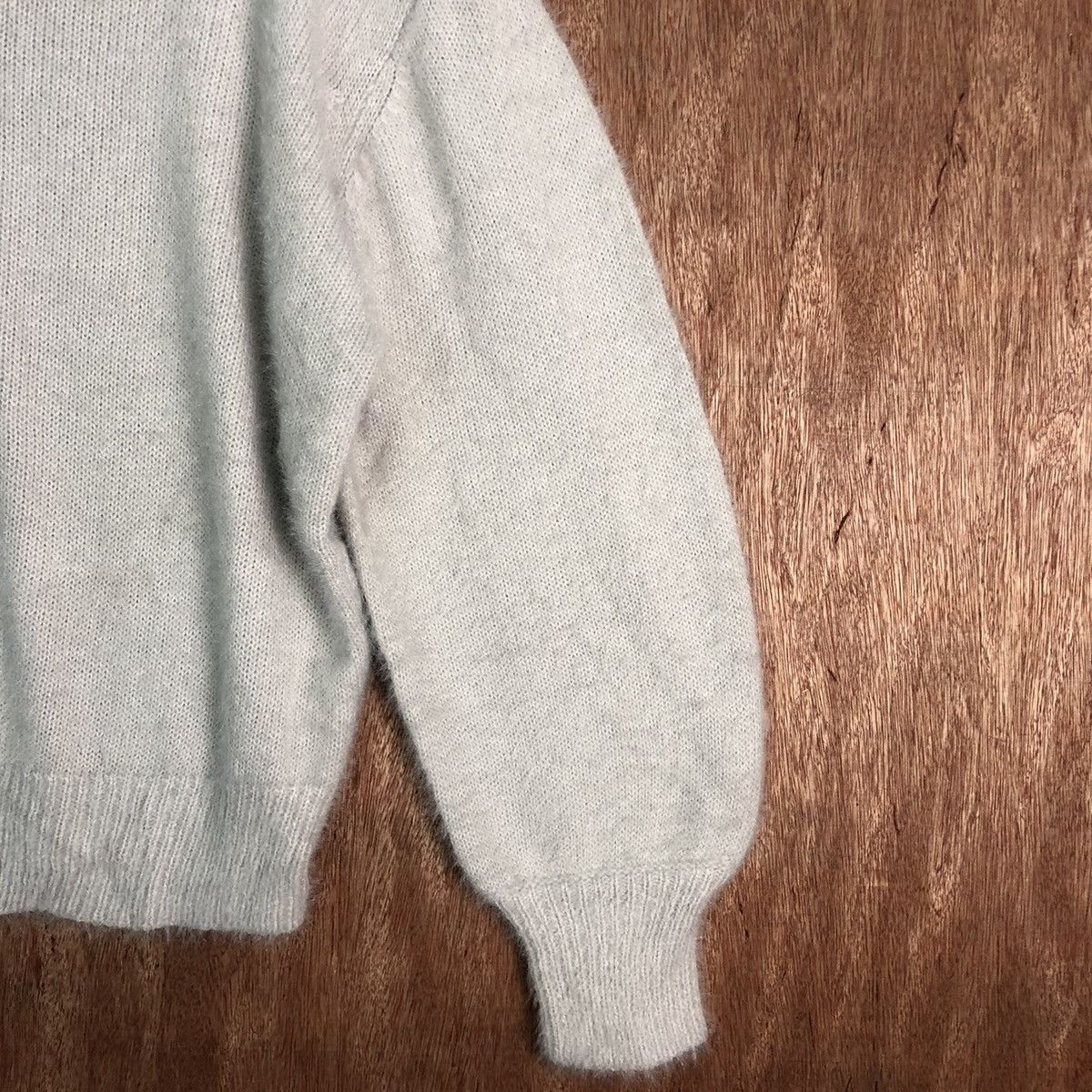 Homespun Knitwear Moca Soft Grey Mohair Knitwear Size US M / EU 48-50 / 2 - 5 Thumbnail