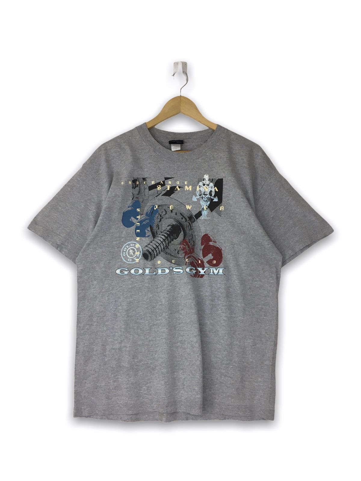 Vintage Vintage rare gold gym Size US L / EU 52-54 / 3 - 1 Thumbnail