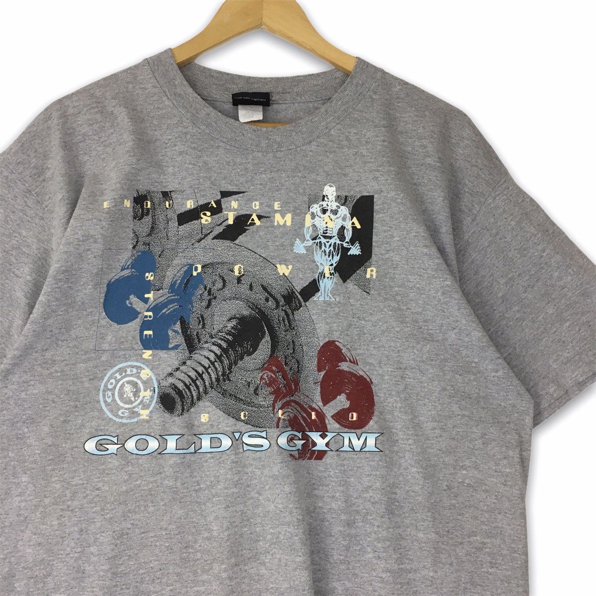 Vintage Vintage rare gold gym Size US L / EU 52-54 / 3 - 2 Thumbnail