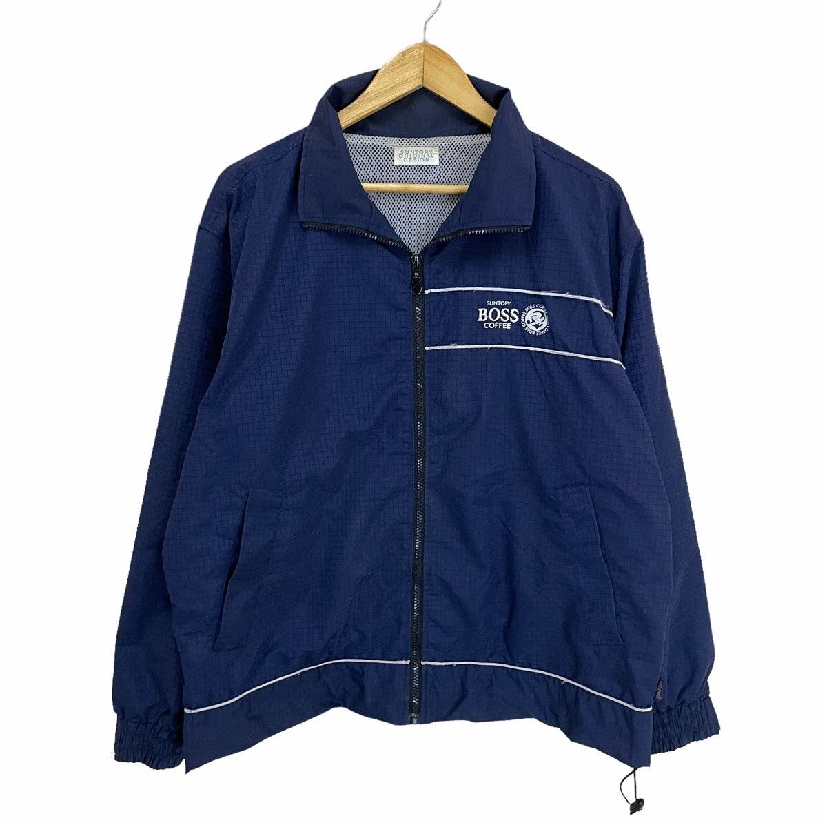 Japanese Brand × Vintage 💥 Suntory Boss Coffee Zipper Windbreaker Jacket Size US L / EU 52-54 / 3 - 2 Thumbnail
