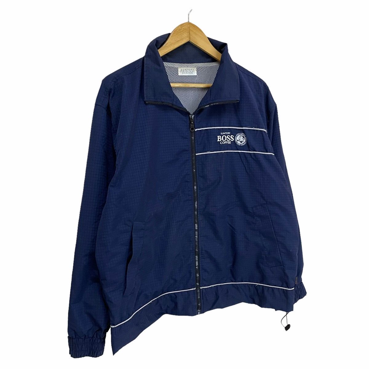 Japanese Brand × Vintage 💥 Suntory Boss Coffee Zipper Windbreaker Jacket Size US L / EU 52-54 / 3 - 4 Thumbnail