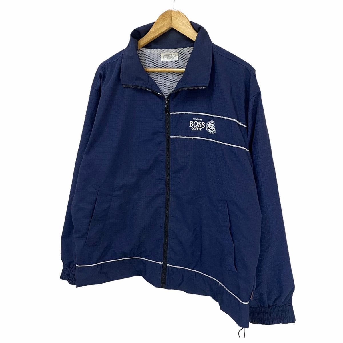 Japanese Brand × Vintage 💥 Suntory Boss Coffee Zipper Windbreaker Jacket Size US L / EU 52-54 / 3 - 3 Thumbnail