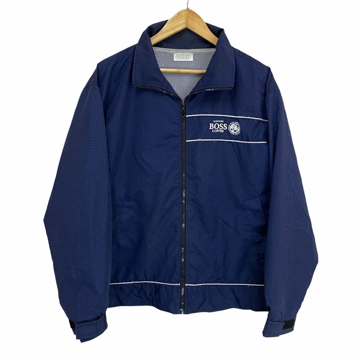 Japanese Brand × Vintage 💥 Suntory Boss Coffee Zipper Windbreaker Jacket Size US L / EU 52-54 / 3 - 1 Thumbnail