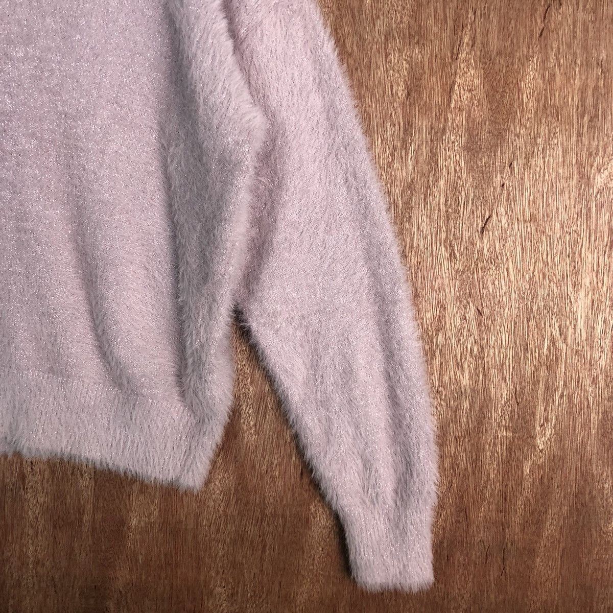 Homespun Knitwear Ingni Light Pink Mohair Shag Shaggy Knitwear Size US M / EU 48-50 / 2 - 5 Thumbnail