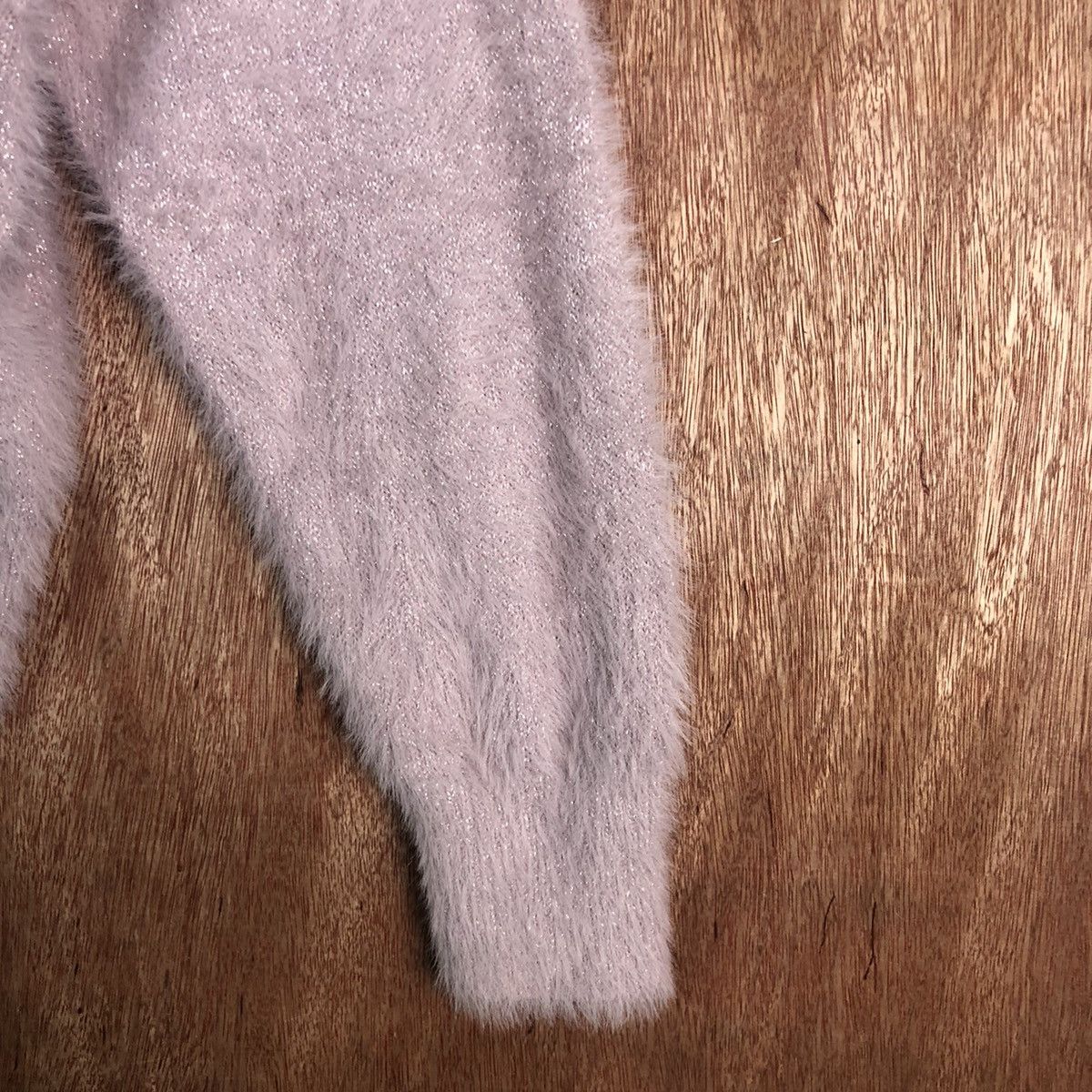Homespun Knitwear Ingni Light Pink Mohair Shag Shaggy Knitwear Size US M / EU 48-50 / 2 - 4 Thumbnail