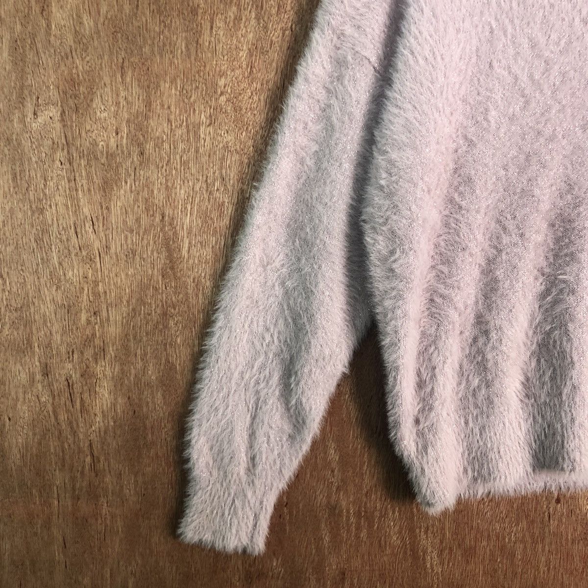 Homespun Knitwear Ingni Light Pink Mohair Shag Shaggy Knitwear Size US M / EU 48-50 / 2 - 6 Thumbnail