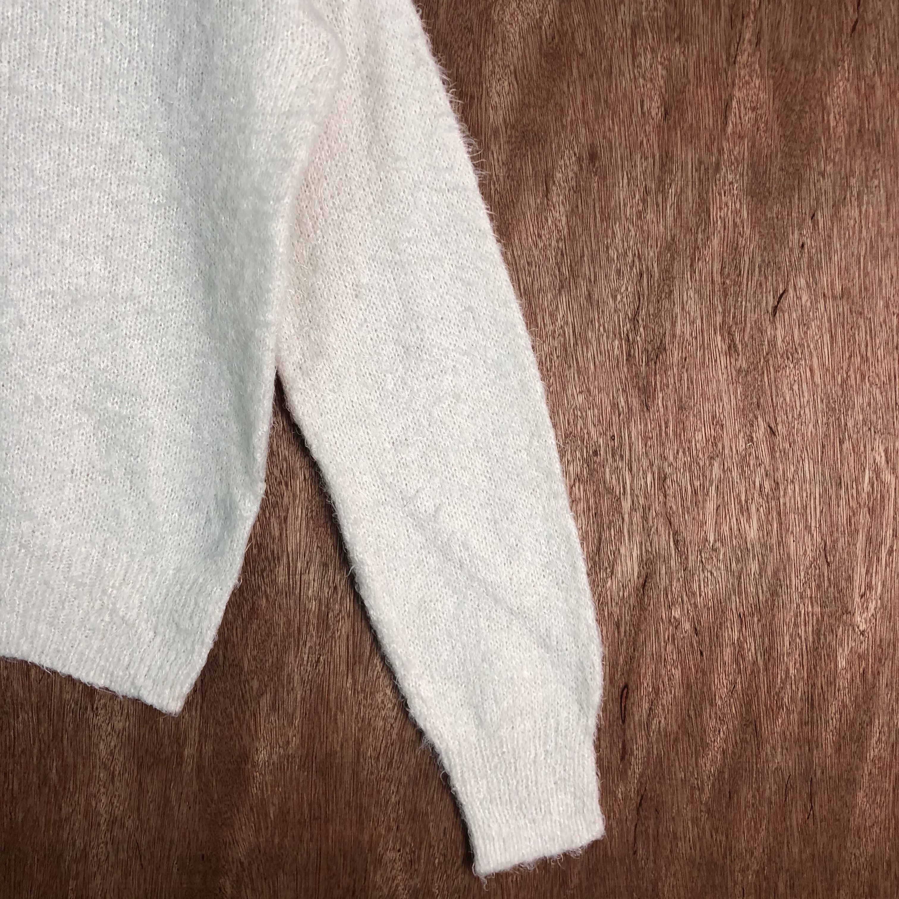 Homespun Knitwear × Japanese Brand × White's Boots Japan GU White Mohair Knitwear Size US S / EU 44-46 / 1 - 5 Thumbnail