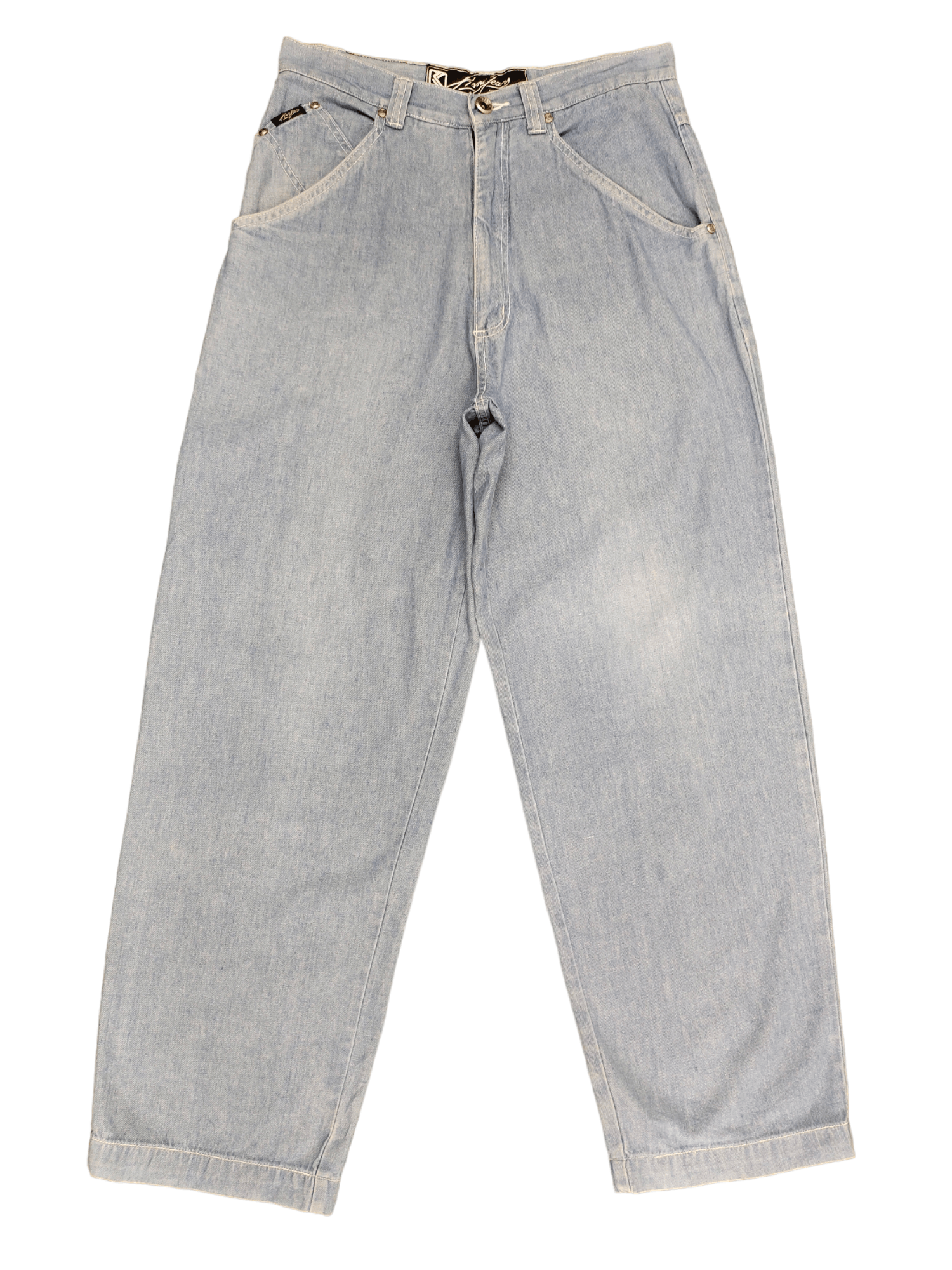Karl Kani Baggy Jeans 90s Karl Kani Wide Leg Jeans Y2k Hip Hop rapper Size US 31 - 1 Thumbnail