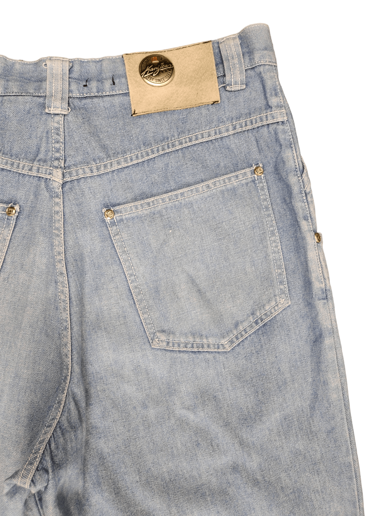 Karl Kani Baggy Jeans 90s Karl Kani Wide Leg Jeans Y2k Hip Hop rapper Size US 31 - 9 Thumbnail
