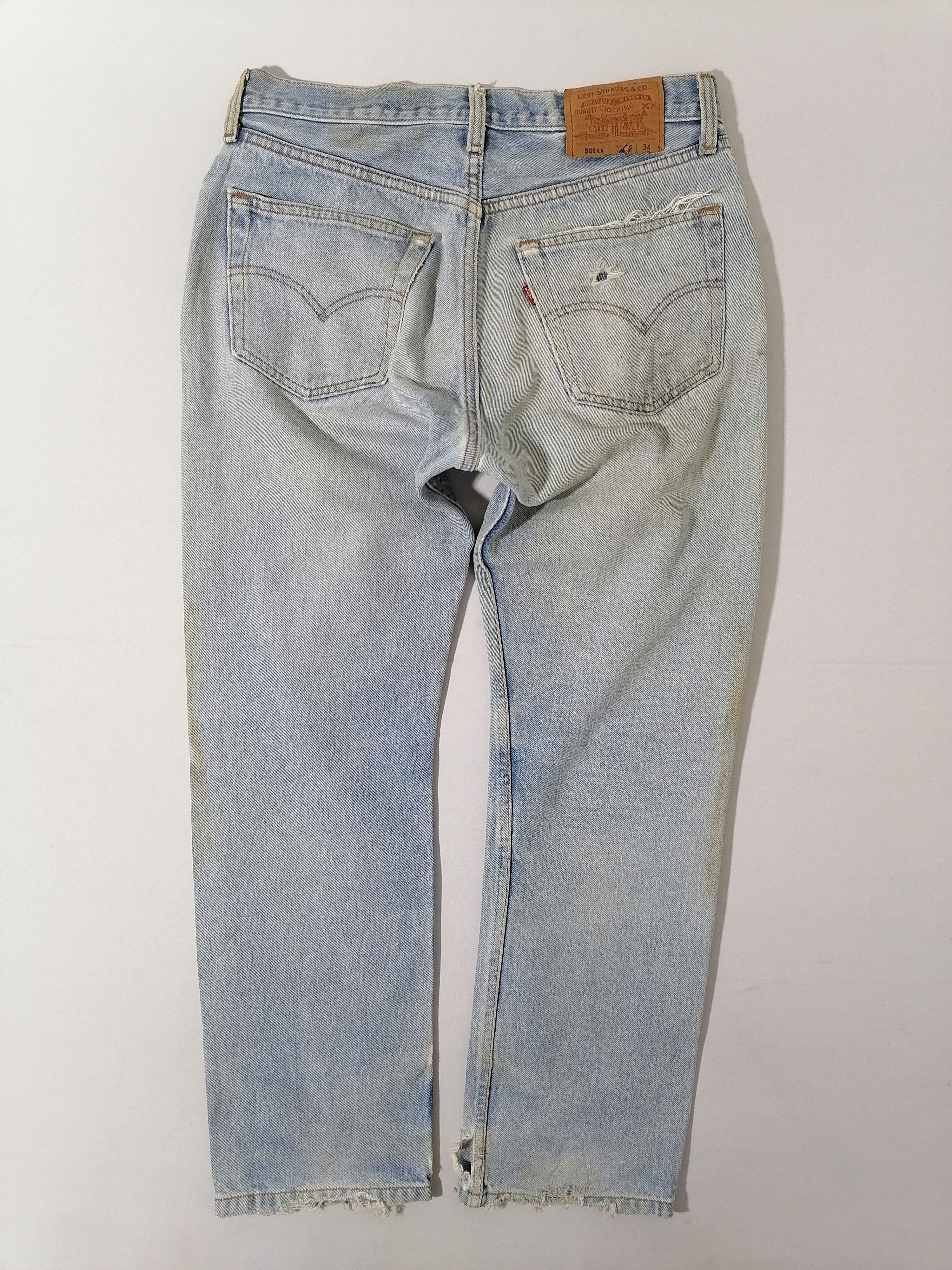 Levi's × Levi's Vintage Clothing 501xx Levi's Strauss Fly Button Denim Jeans Size US 32 / EU 48 - 2 Thumbnail