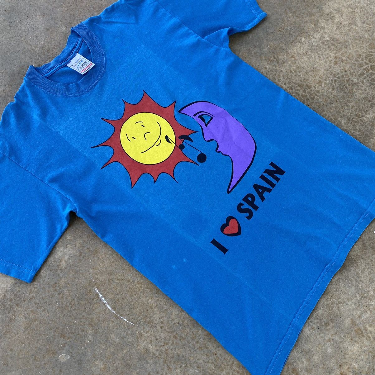 Vintage Vintage 90s Sun I Love Spain Tees Size US M / EU 48-50 / 2 - 3 Thumbnail