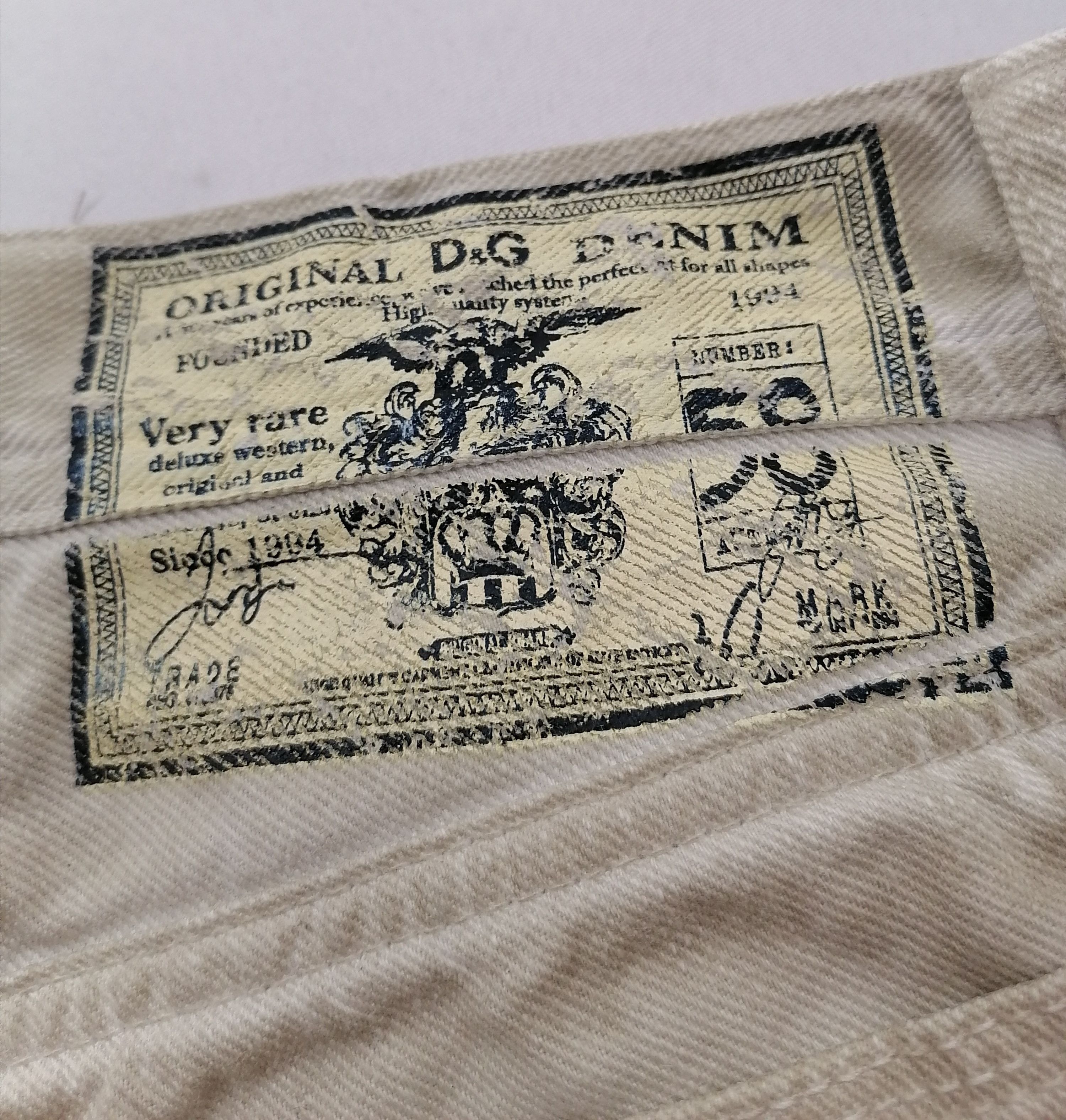 Dolce & Gabbana × Vintage Dolce & Gabbana Damaged Style Fly Button Jeans Size US 36 / EU 52 - 5 Thumbnail