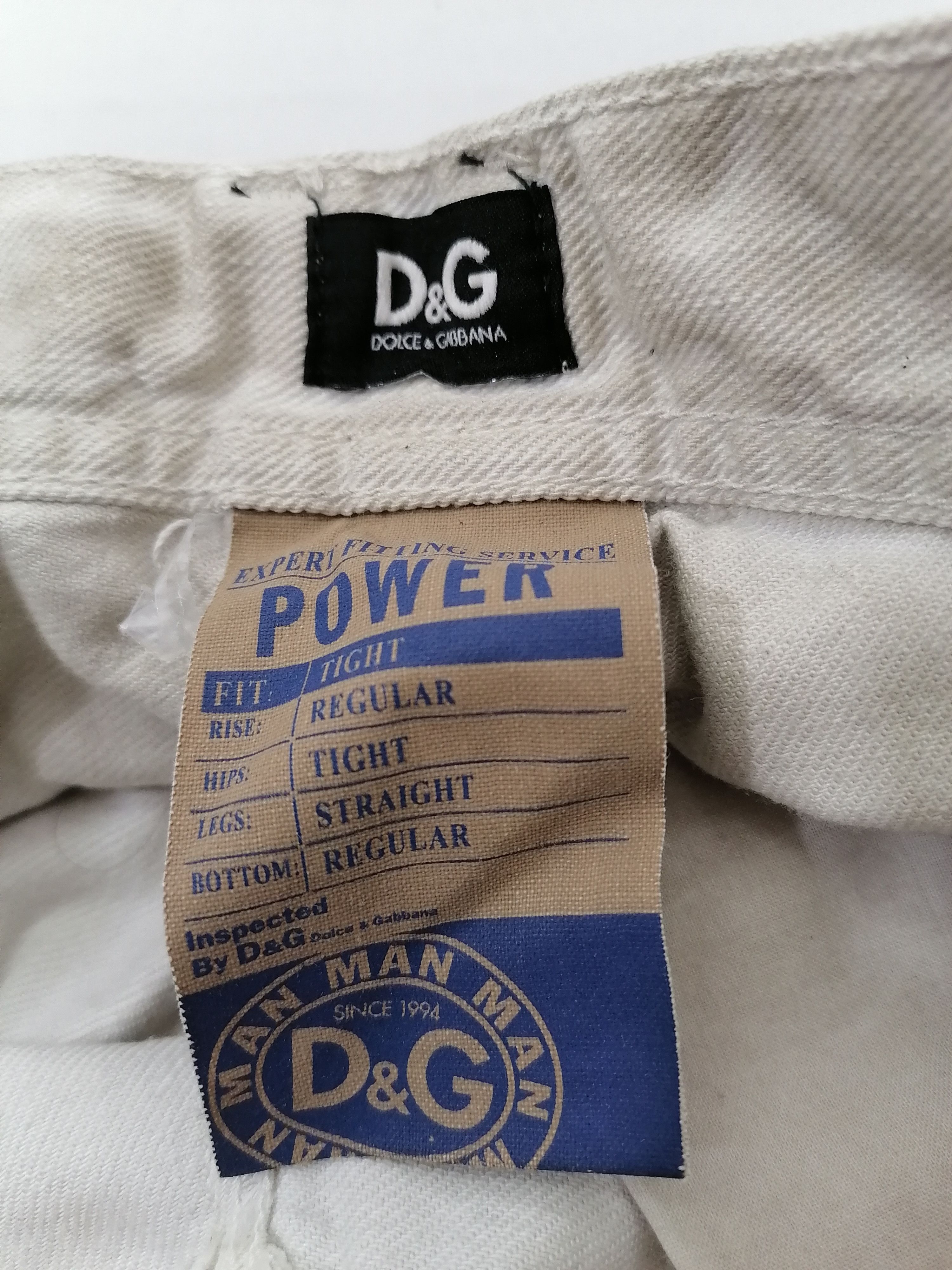Dolce & Gabbana × Vintage Dolce & Gabbana Damaged Style Fly Button Jeans Size US 36 / EU 52 - 6 Thumbnail