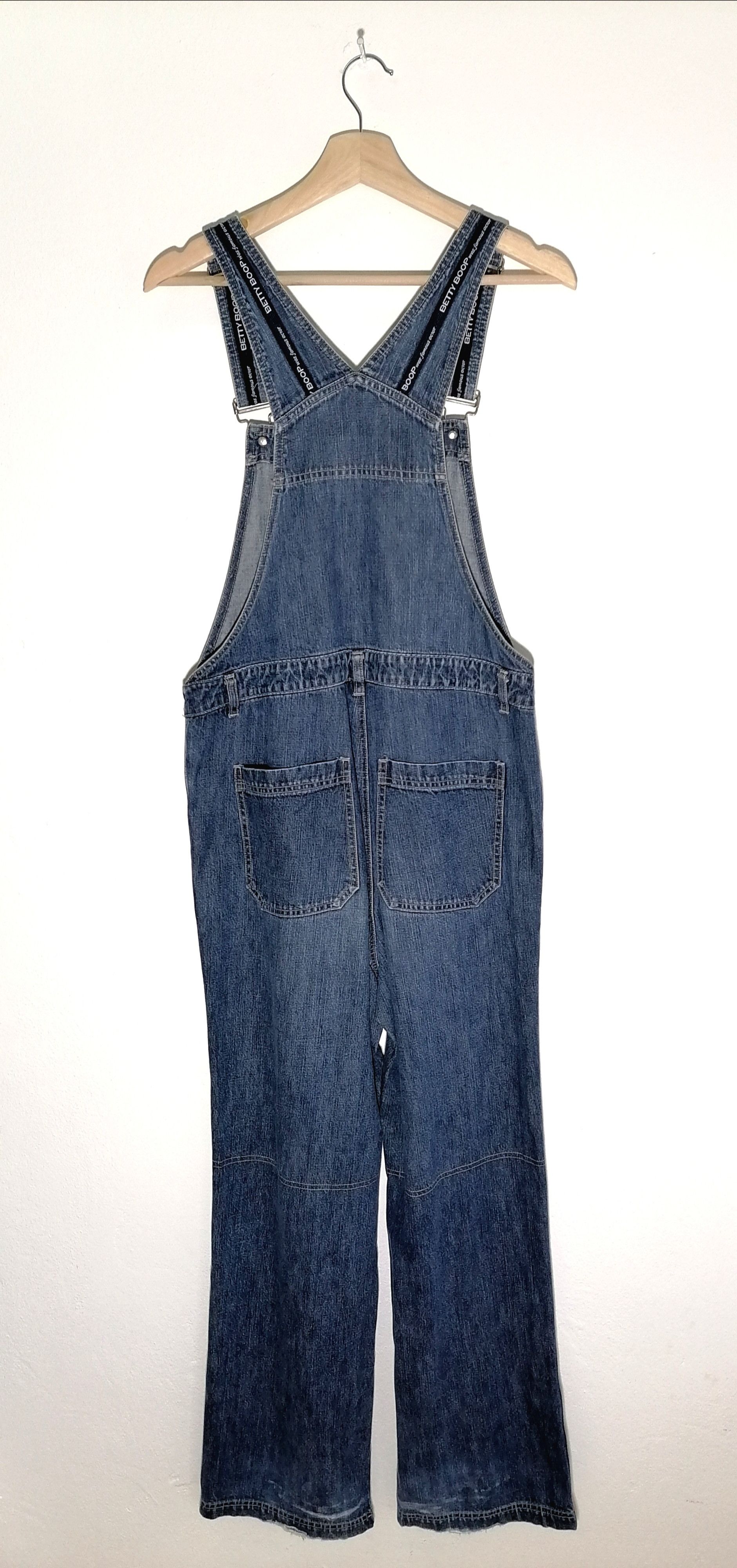 Cartoon Network × Vintage Betty Boop Denim Jumpsuit Jeans Size US 35 - 2 Thumbnail