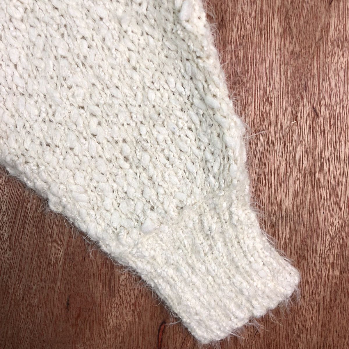 Weaver Cream Mohair Knitwear