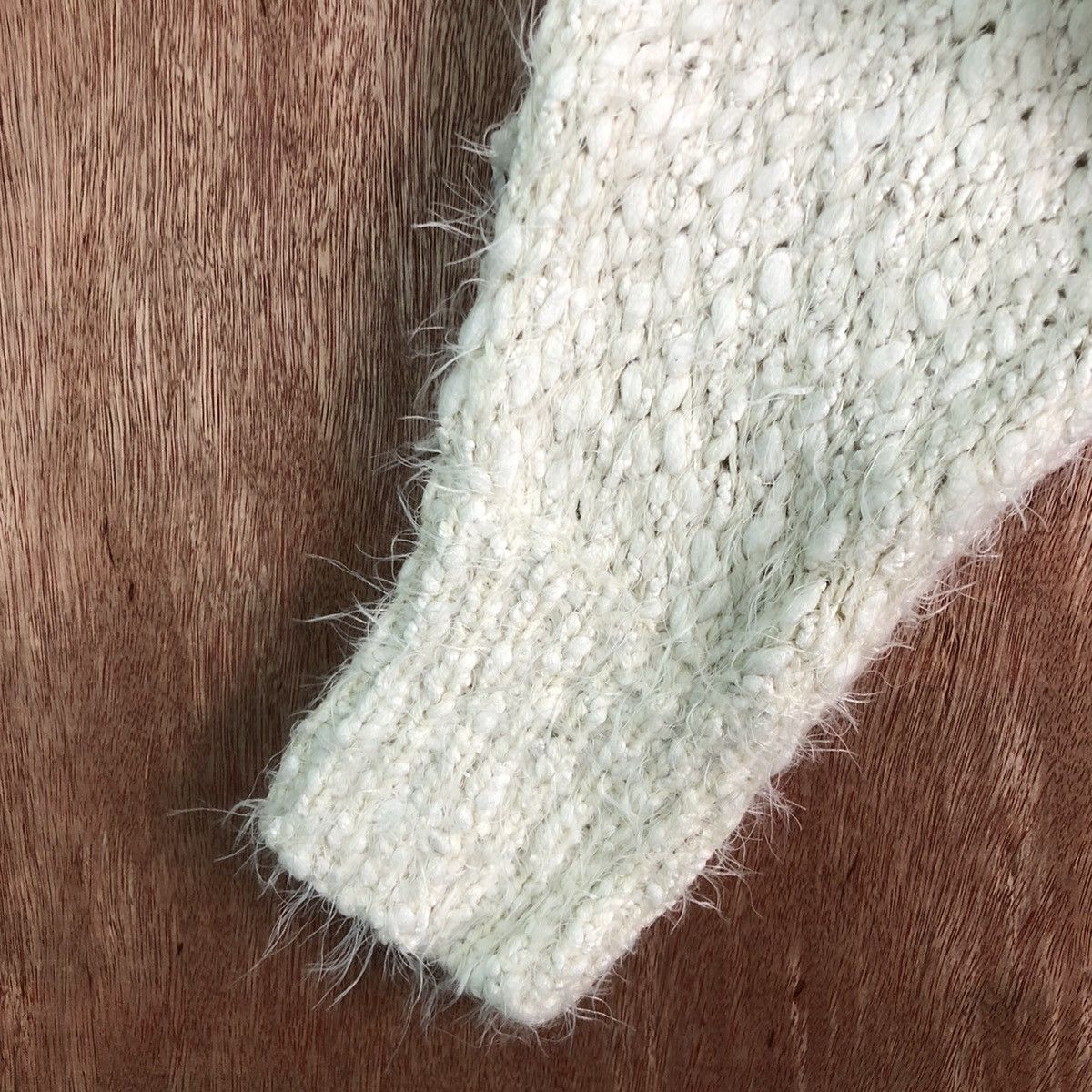 Weaver Cream Mohair Knitwear