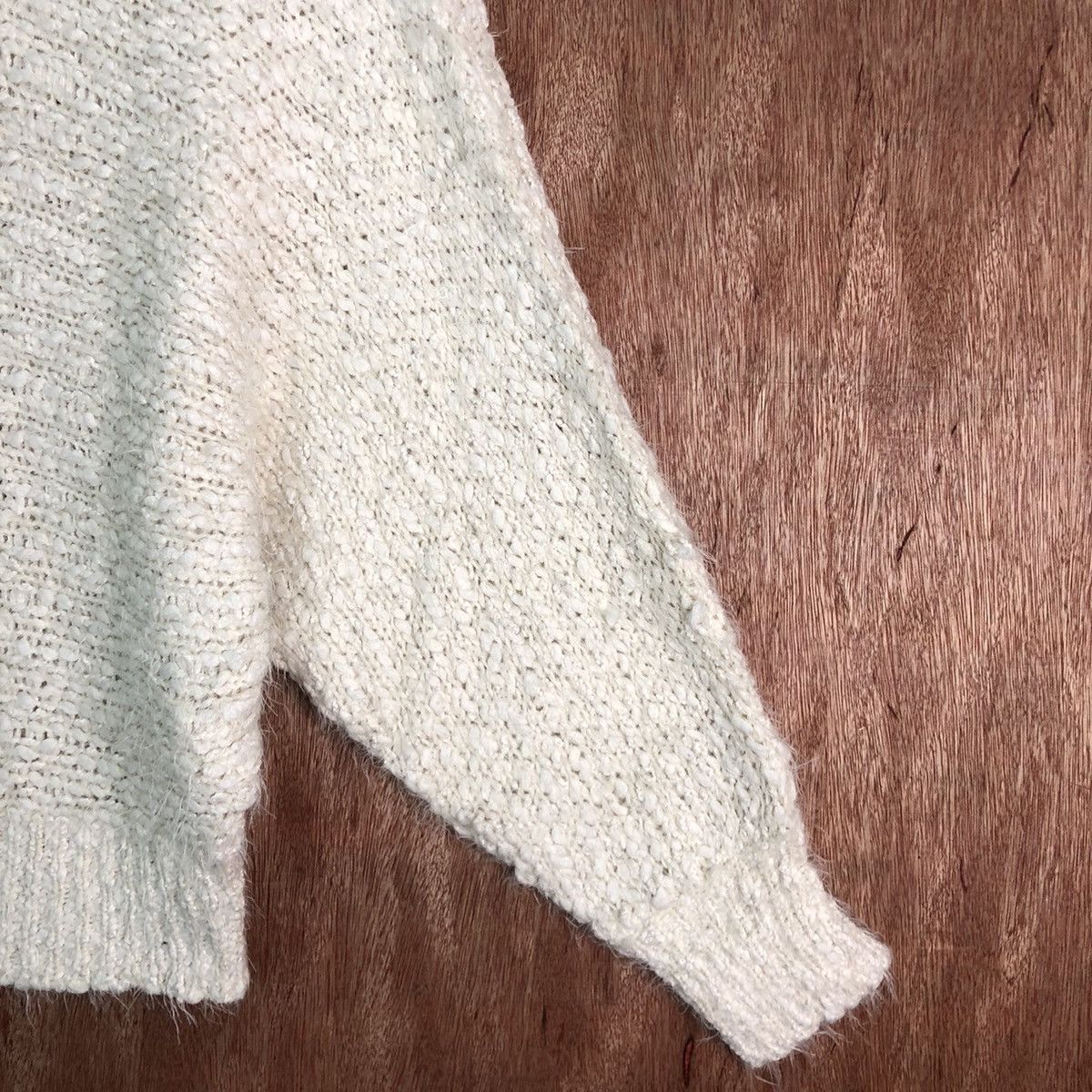 Weaver Cream Mohair Knitwear