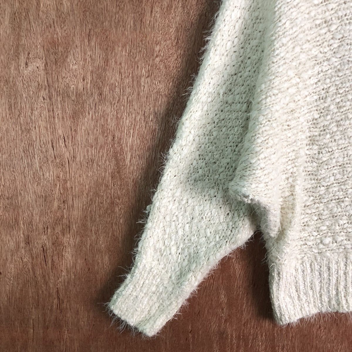 Weaver Cream Mohair Knitwear