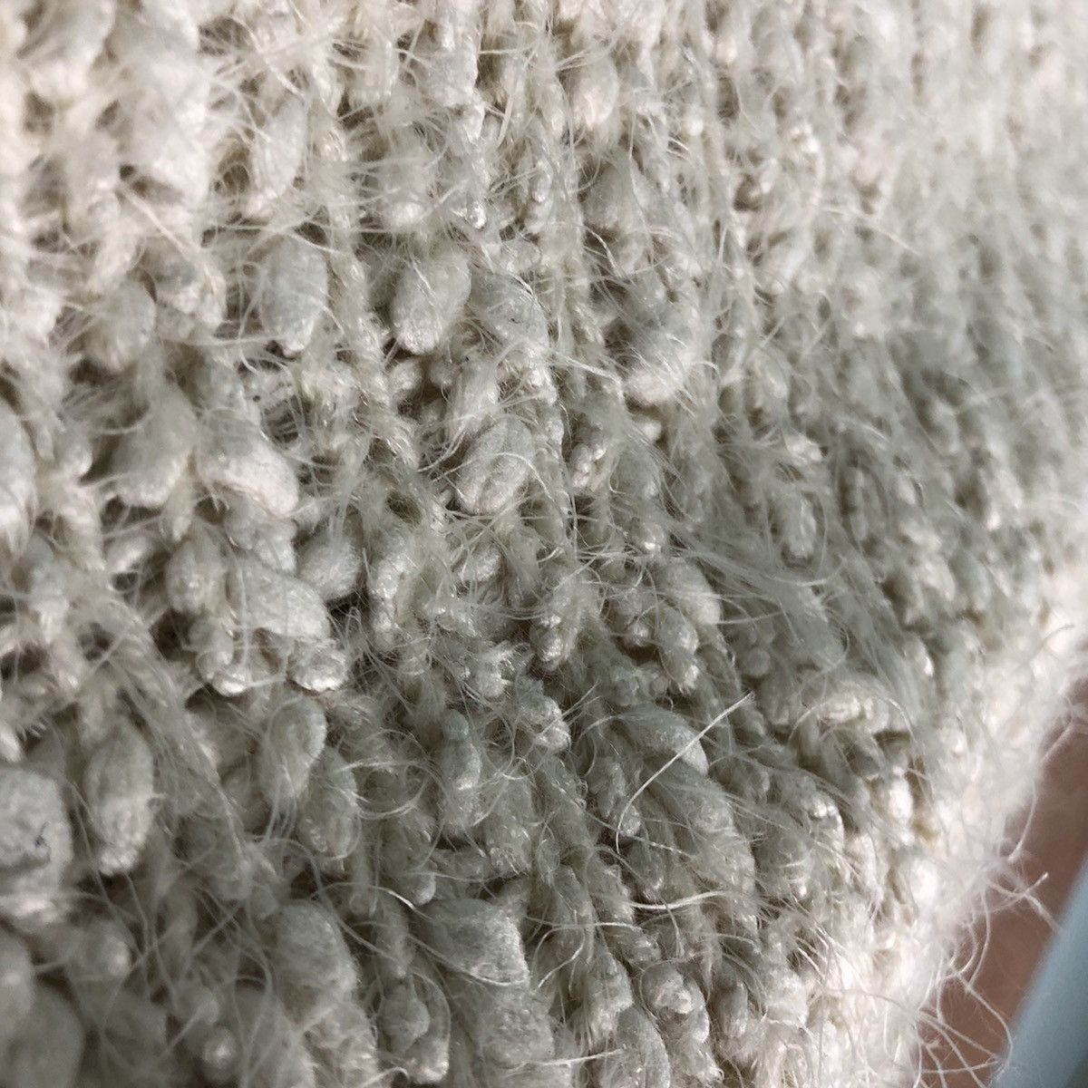 Weaver Cream Mohair Knitwear