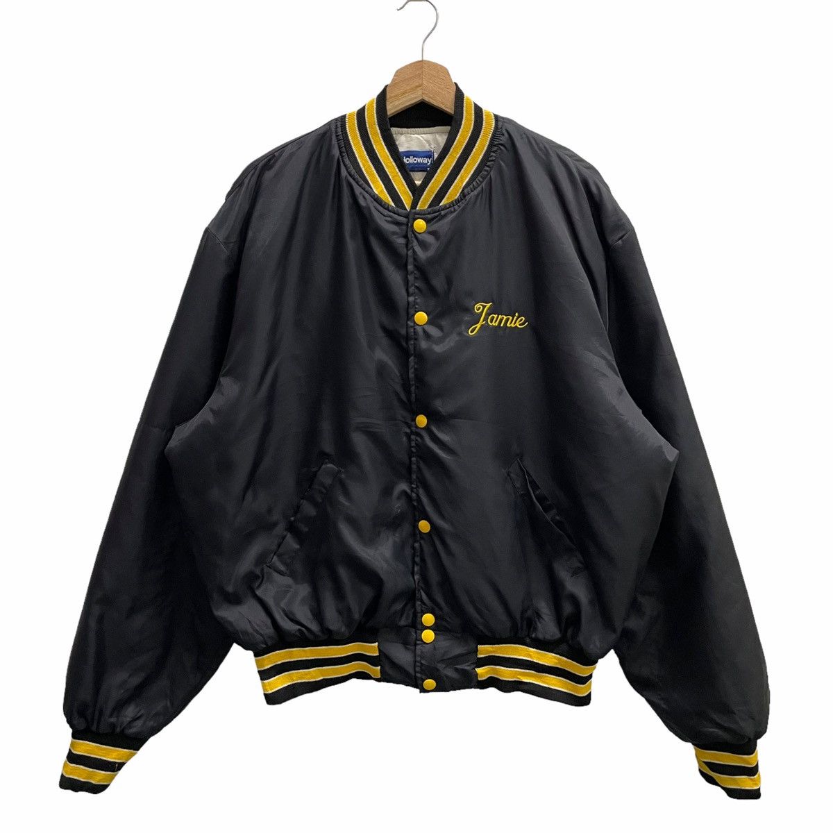 Holloway × Vintage 💥80s STONERSVILLE FIRE COMPANY VARSITY JACKET Size US XL / EU 56 / 4 - 4 Thumbnail