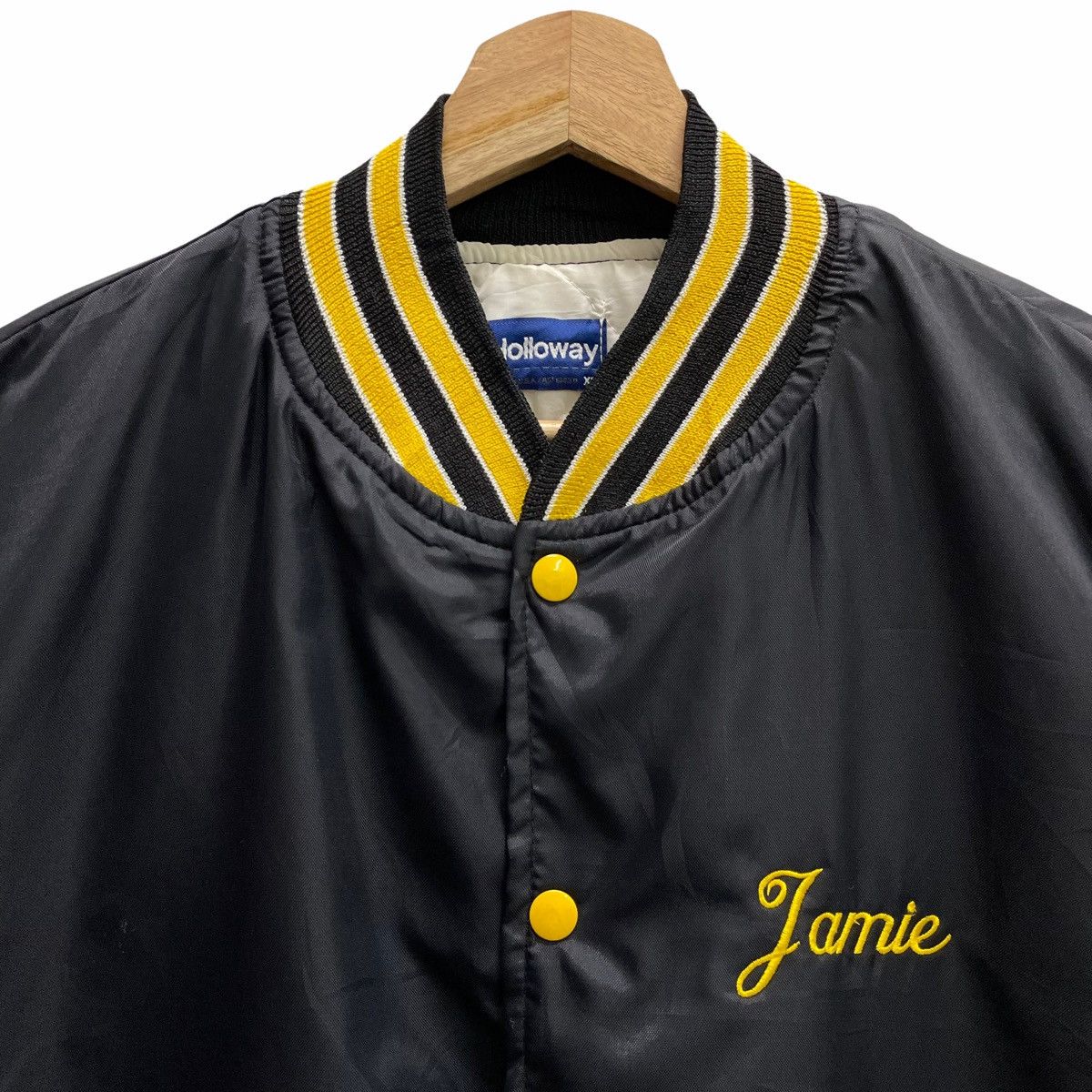 Holloway × Vintage 💥80s STONERSVILLE FIRE COMPANY VARSITY JACKET Size US XL / EU 56 / 4 - 5 Thumbnail